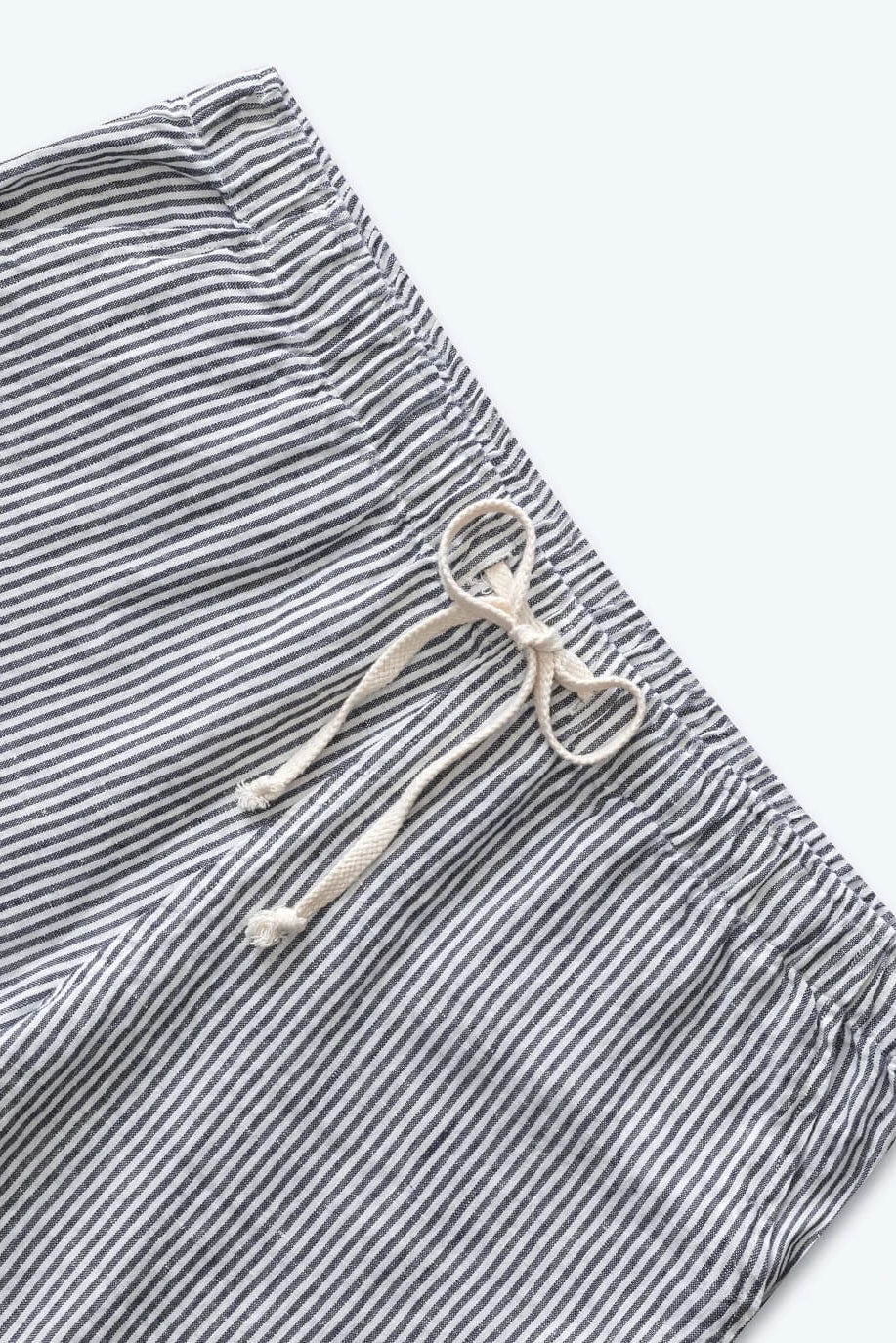 Alex Crane Bo Pants in Lines close up