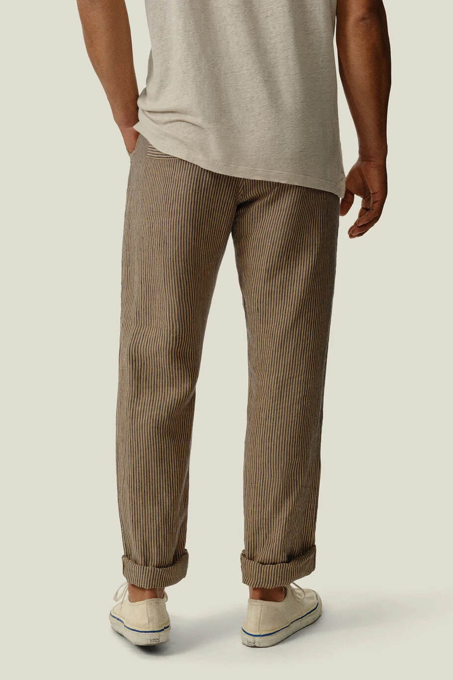 Alex Crane Bo Pants in Overdye Chai back fit