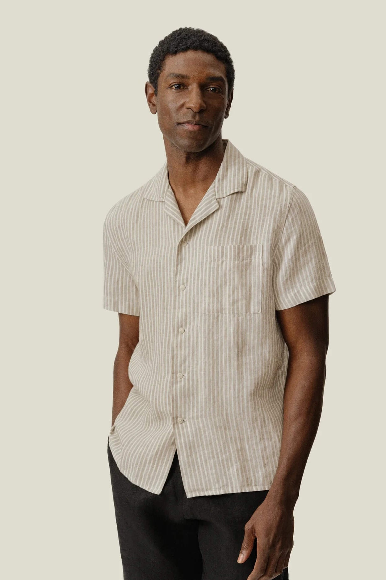 Alex Crane Camp Shirt Salt Lines