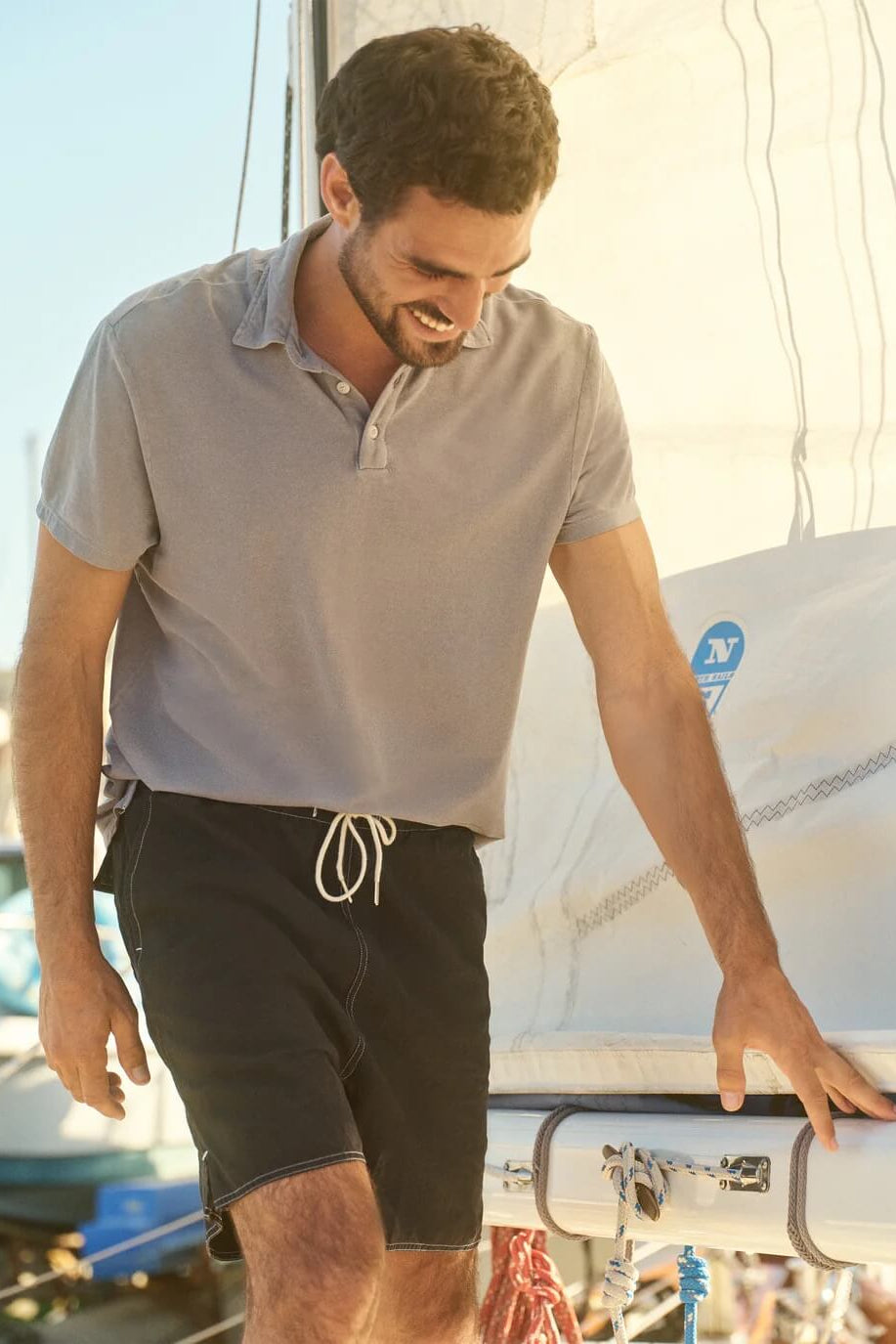 AlexCraneCrepePolo in Silver lifestyle