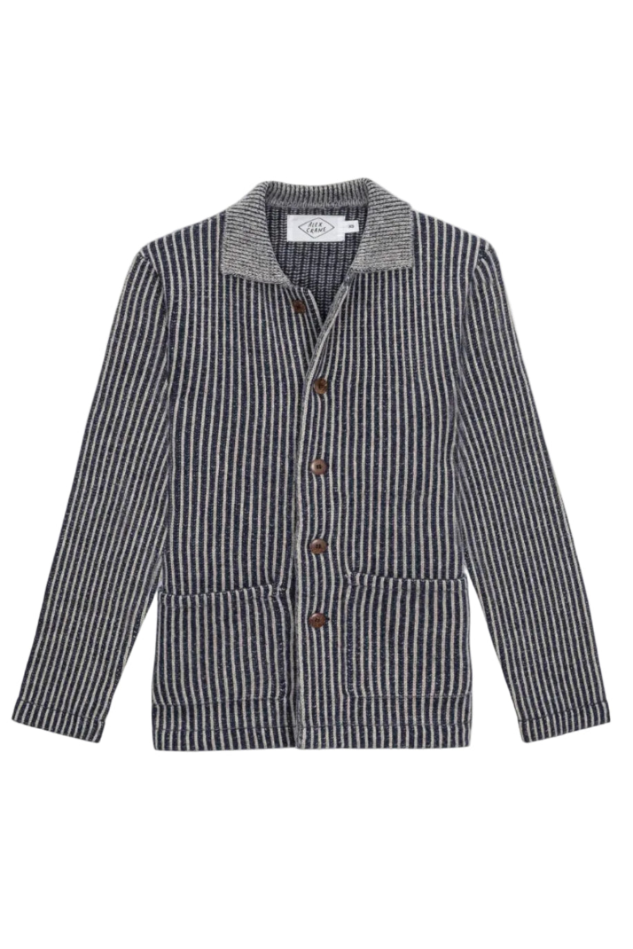 Alex Crane Knit Kite Jacket in Lines