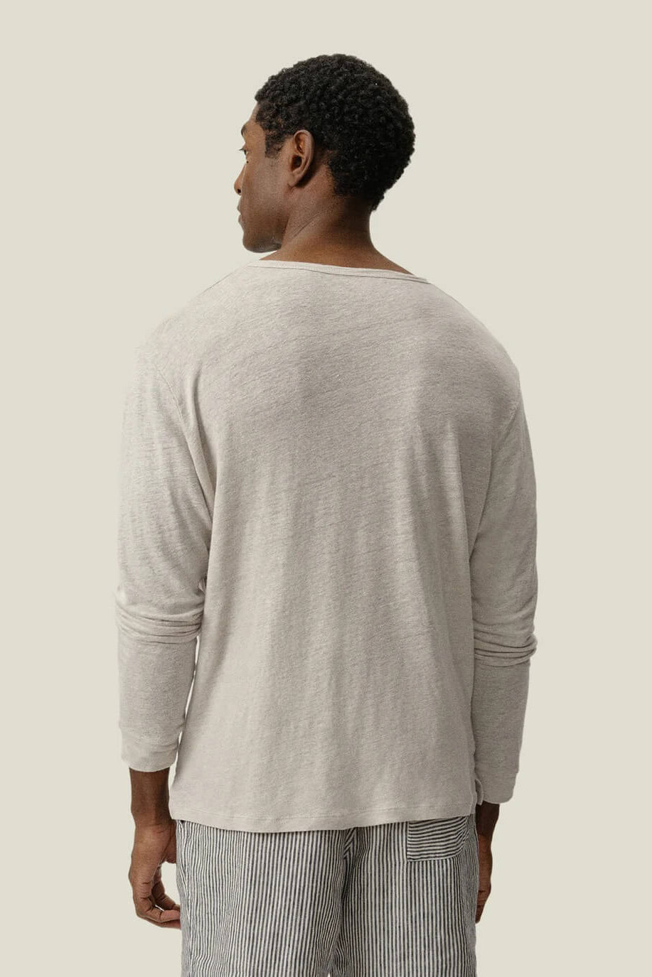 Alex Crane Long Sleeve Sun Tee in Bone back