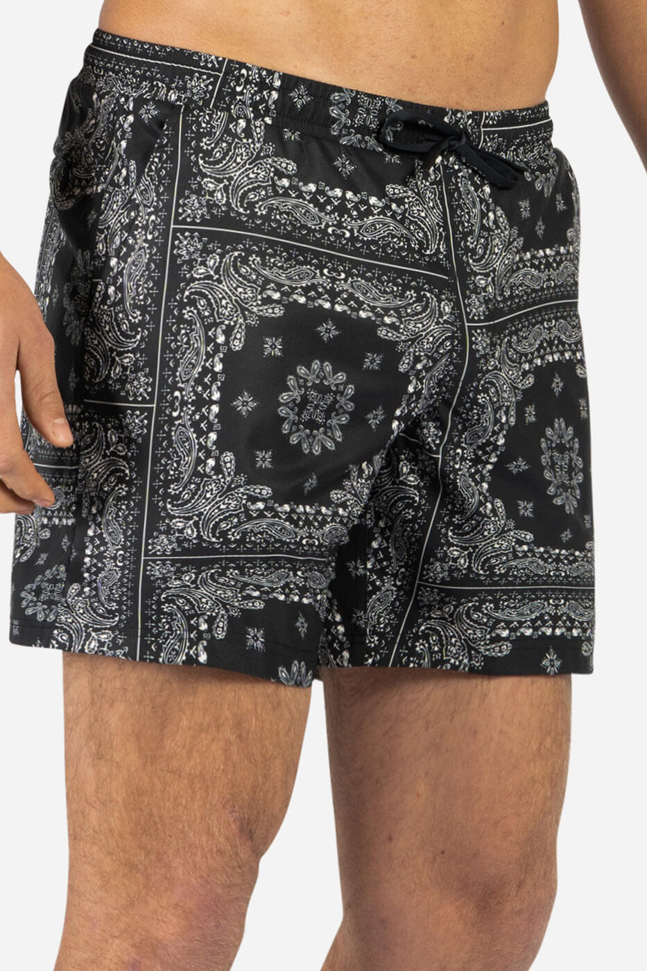 BN3TH Agua Volley 2N1 Swim Short in bandana black