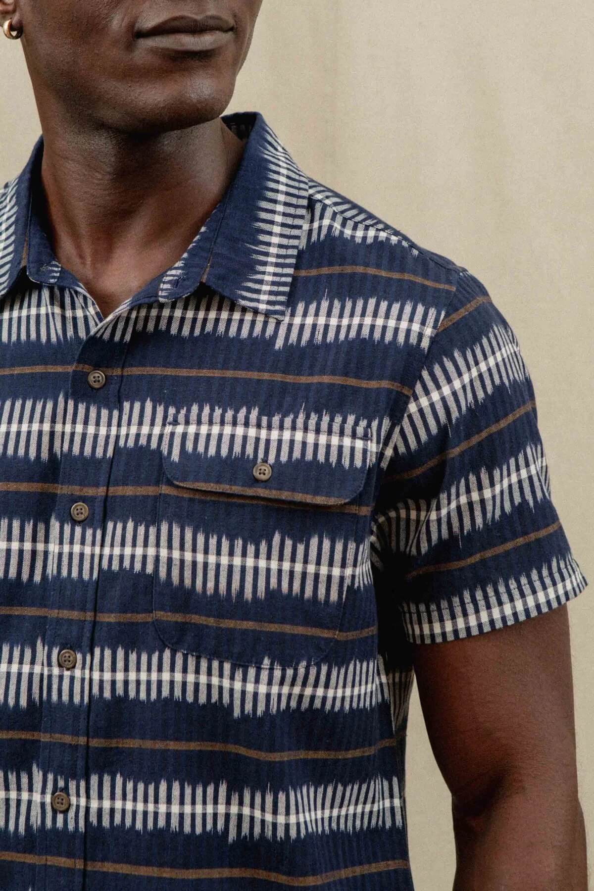 Bridge & Burn The Marten Shirt in Dusk Mirage details