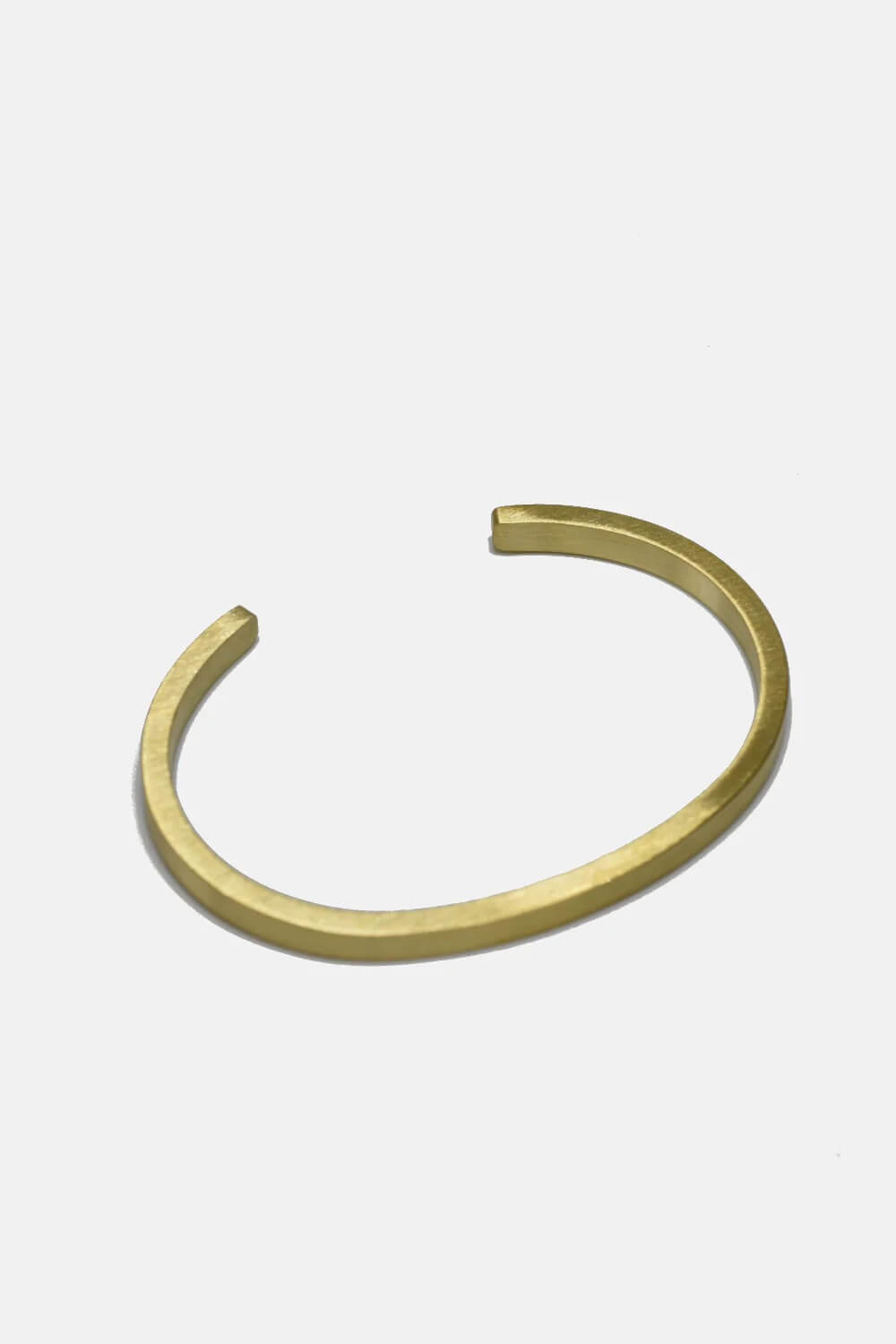 Curated Basics Mens Flat Cuff in Brass
