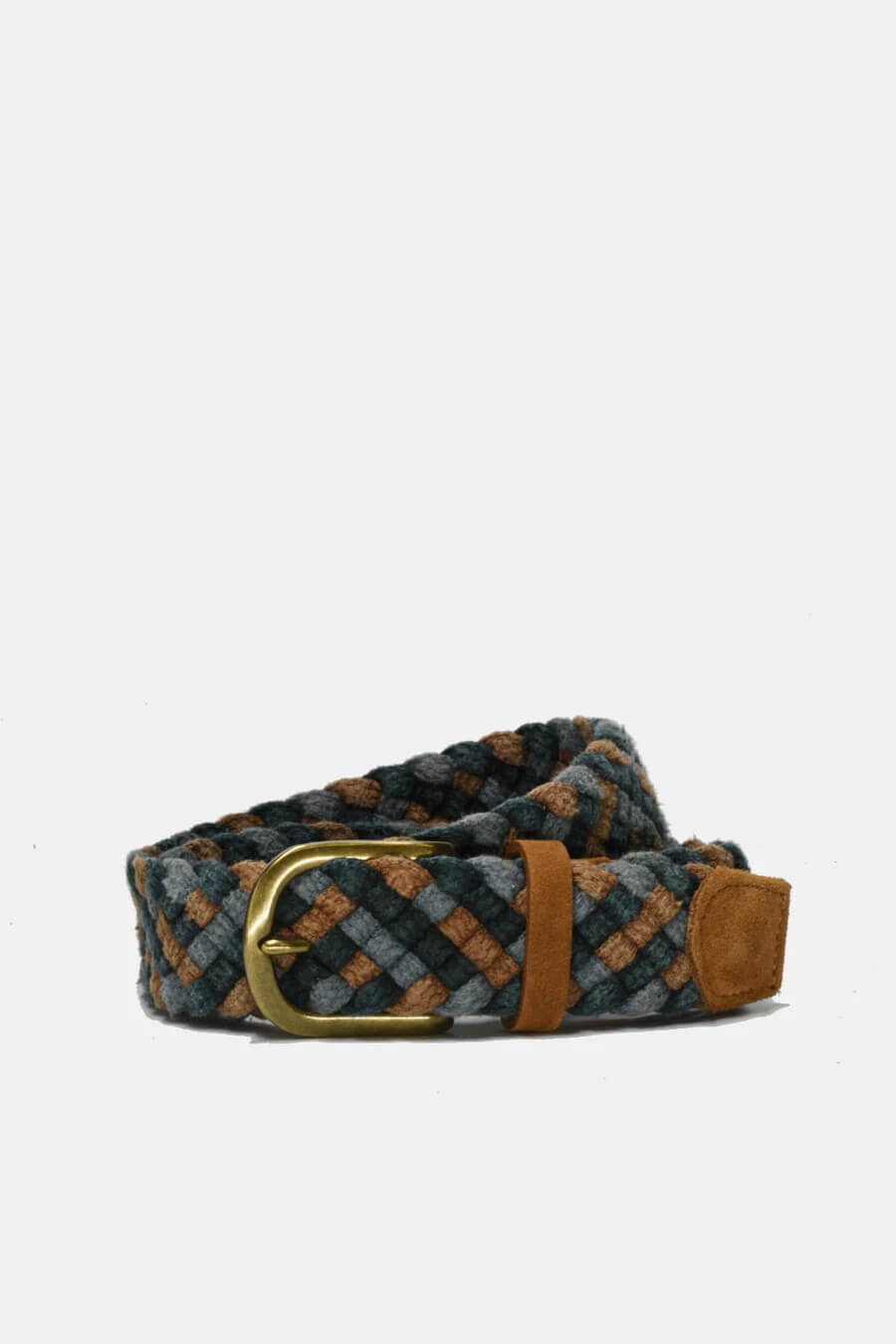 Curated Basics Tan Woven Belt