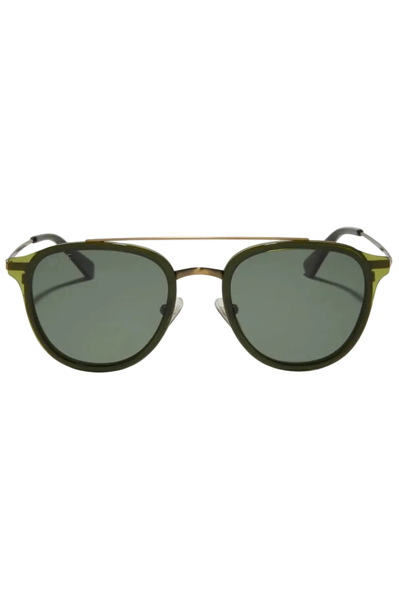 Diff Eyewear Camden Polarized Sunglasses in Dark Olive Crystal