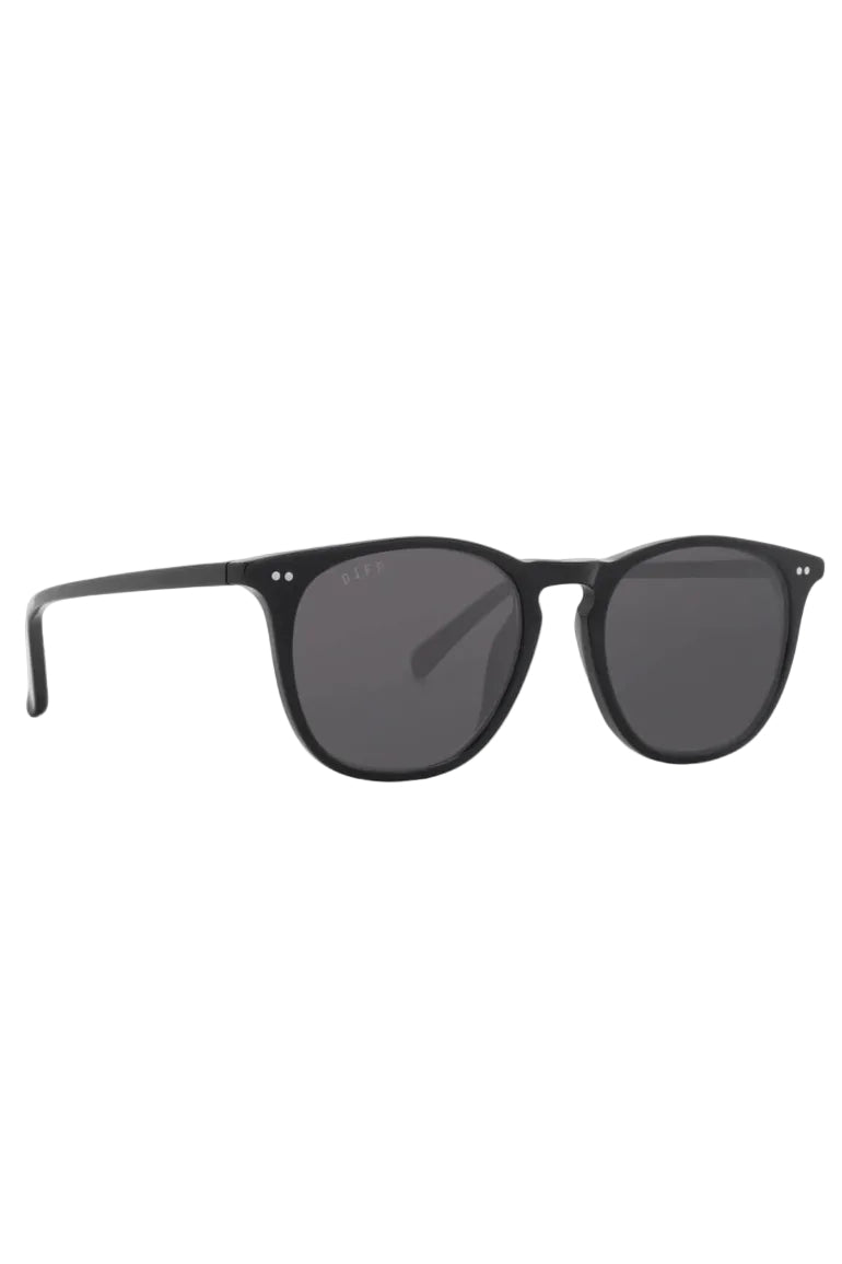Diff Maxwell XL Polarized Sunglasses in Black/Grey