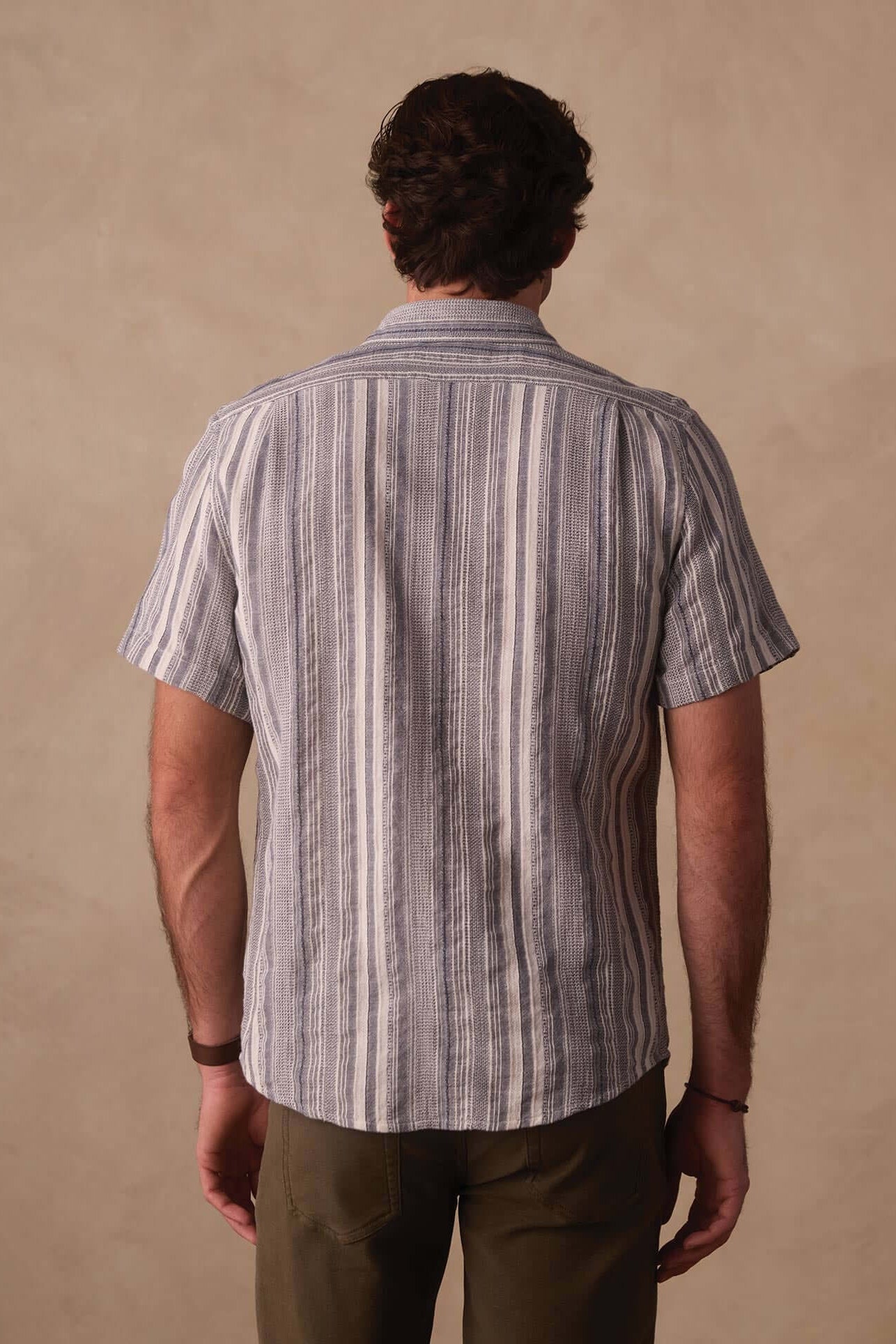 The Normal Brand Everyday Shirt Postiano Stripe Back