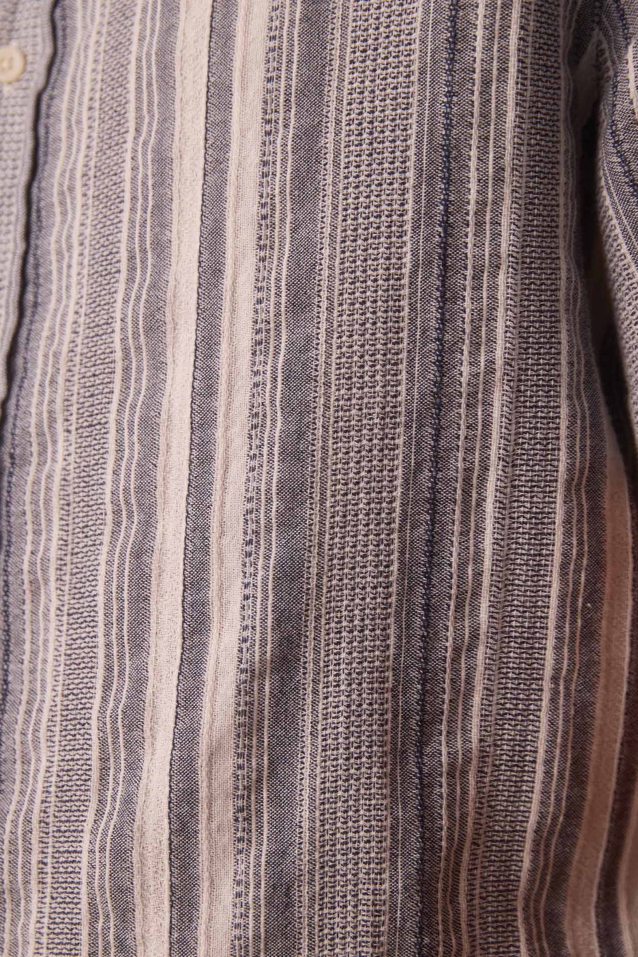 The Normal Brand Everyday Shirt Postiano Stripe Details