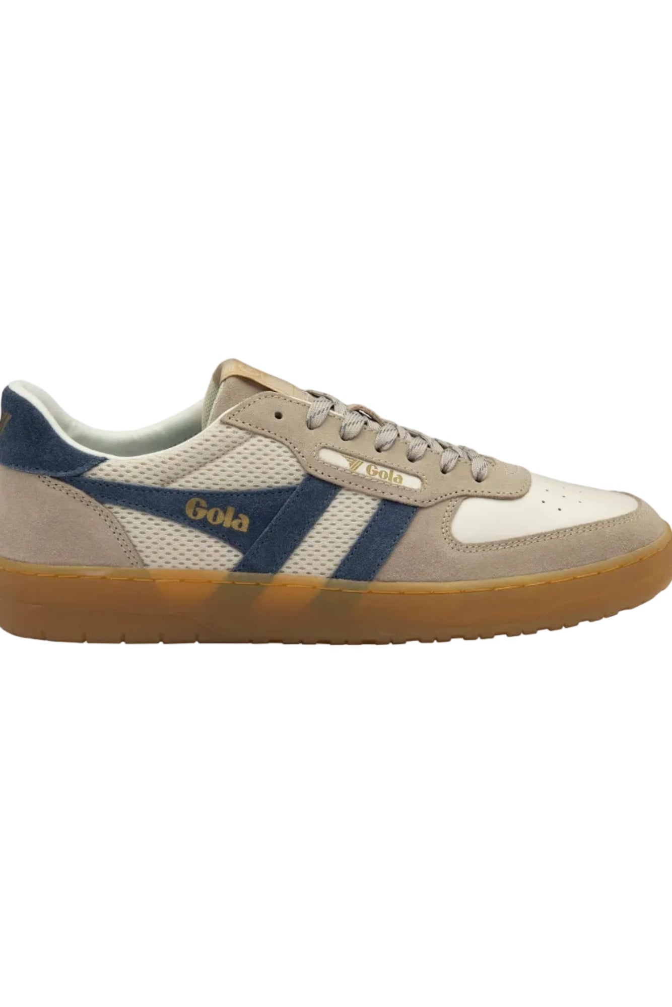Pair of Gola Classics Mens hawk 83 Sneakers in OffWhite/Bone/Moonlight/Gum
