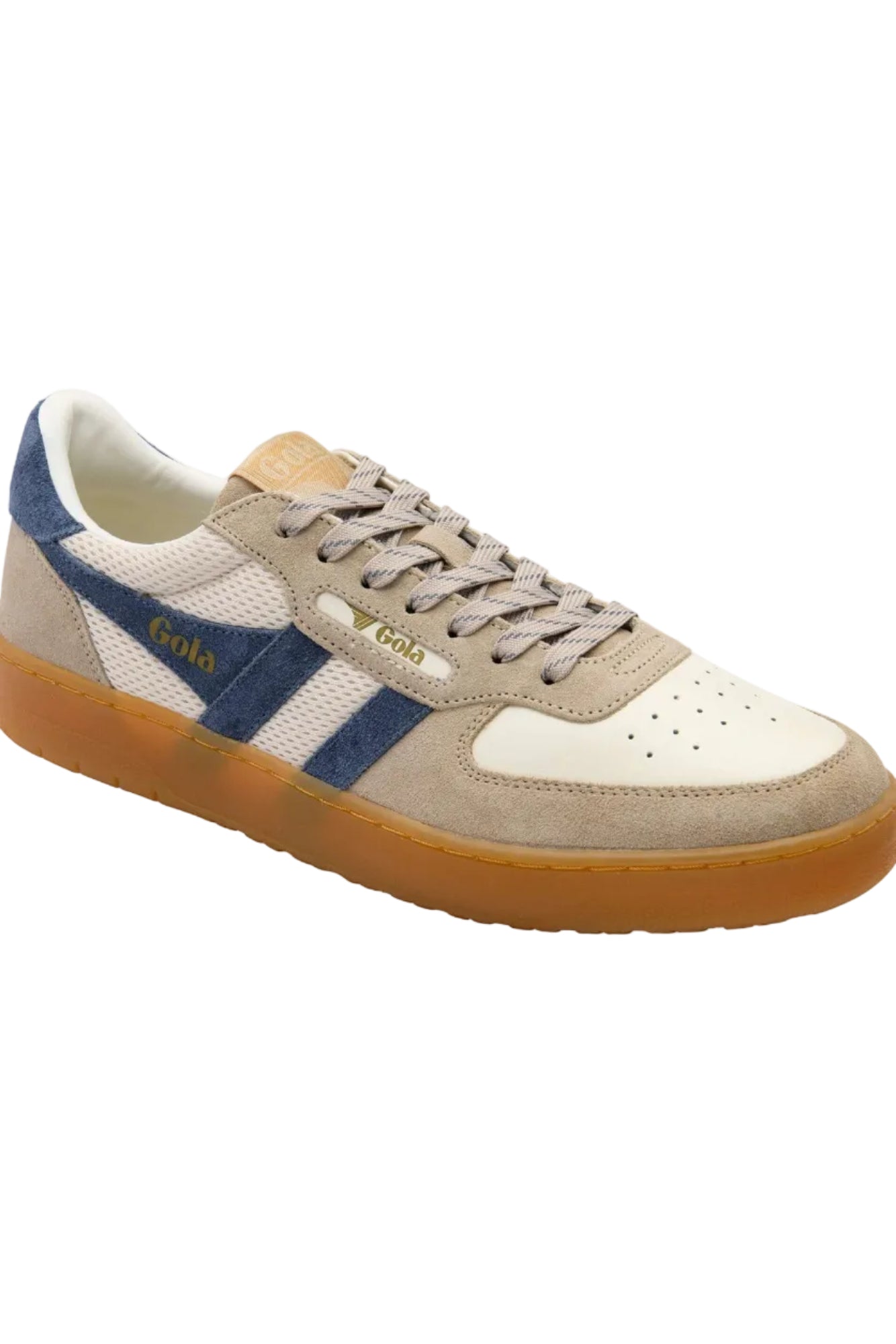 Pair of Gola Classics Mens hawk 83 Sneakers in OffWhite/Bone/Moonlight/Gum