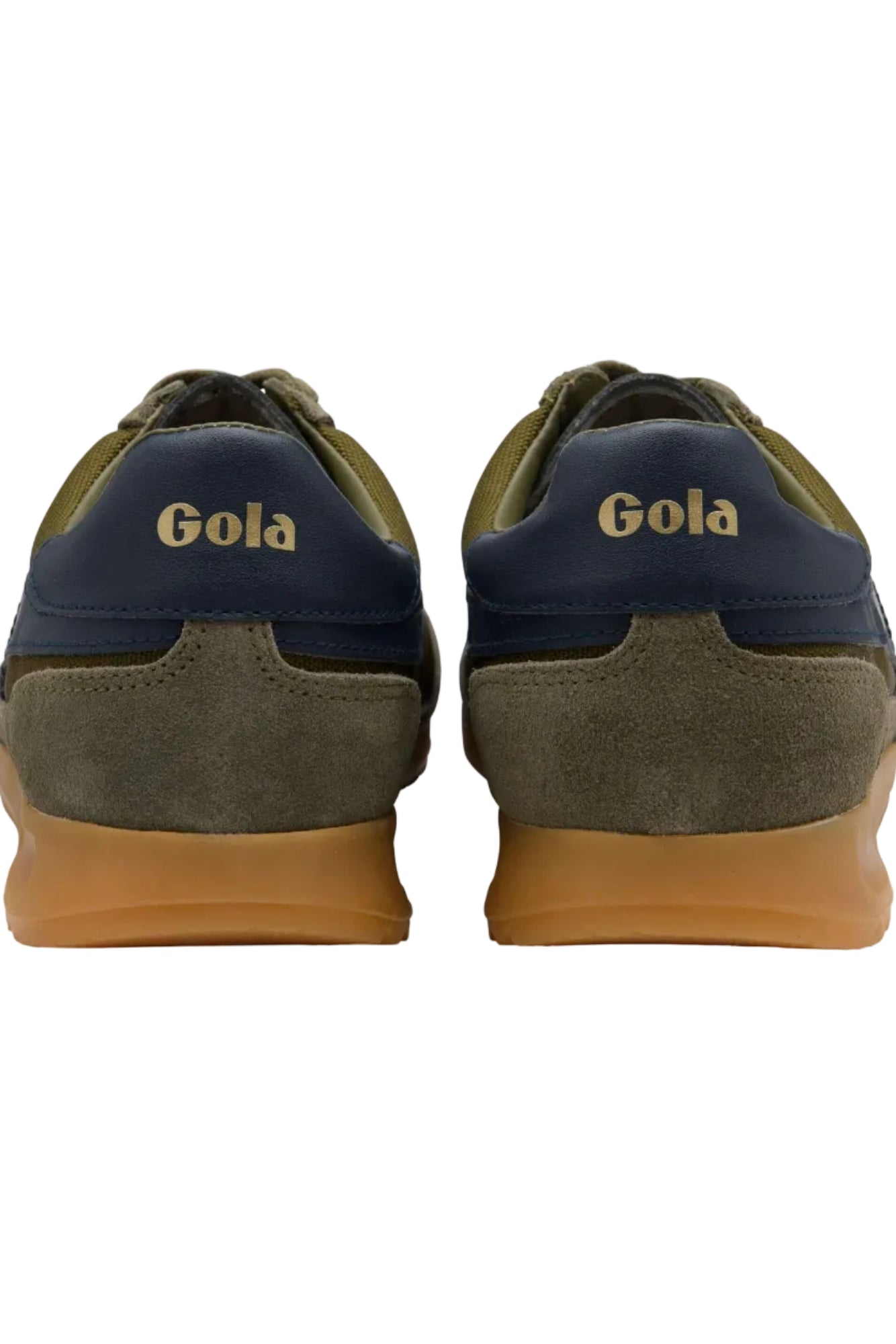 Pair of Gola Classics Men's Tornado Sneakers Khaki/Navy