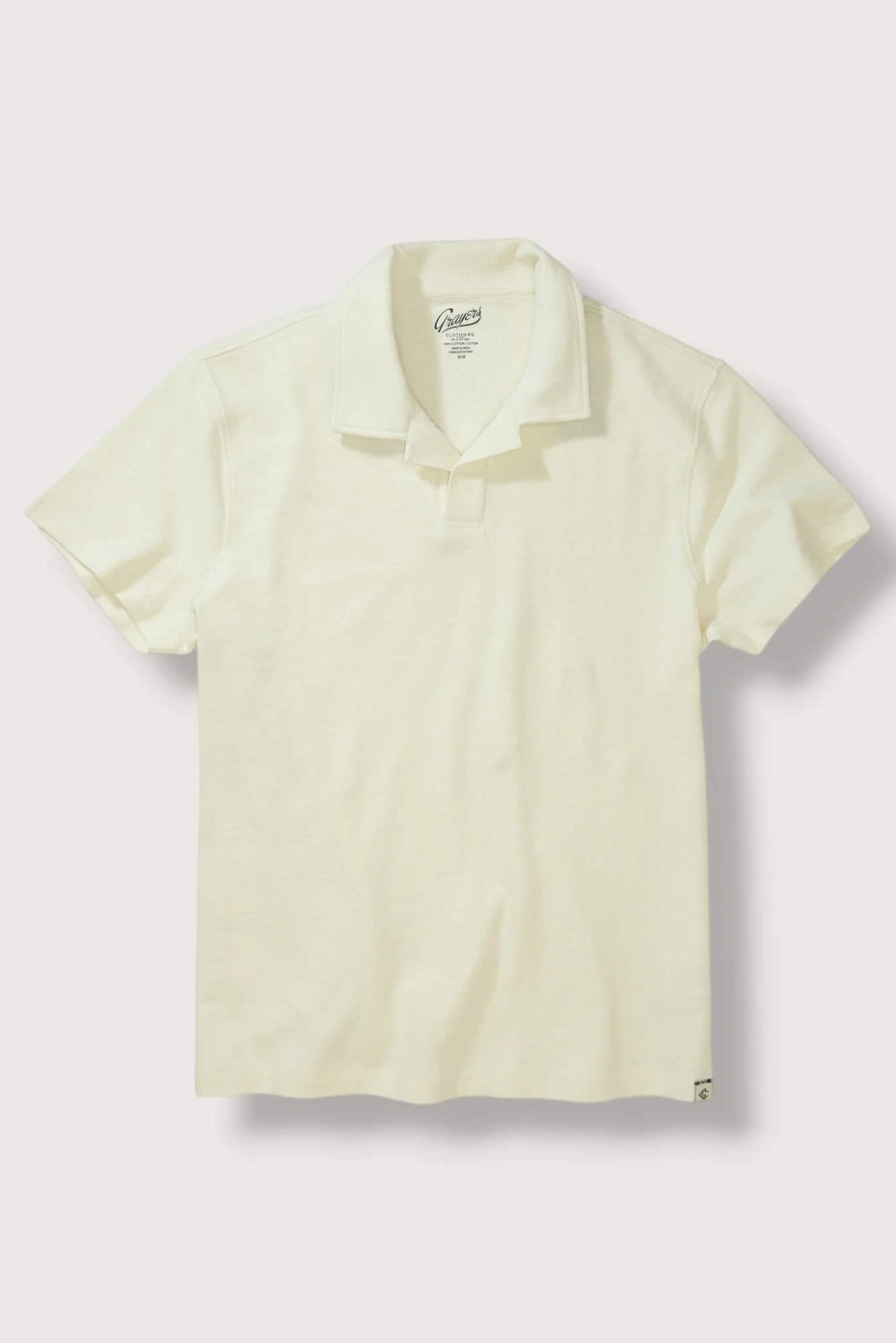 Grayers Baja Loopback Polo in Sand flat product