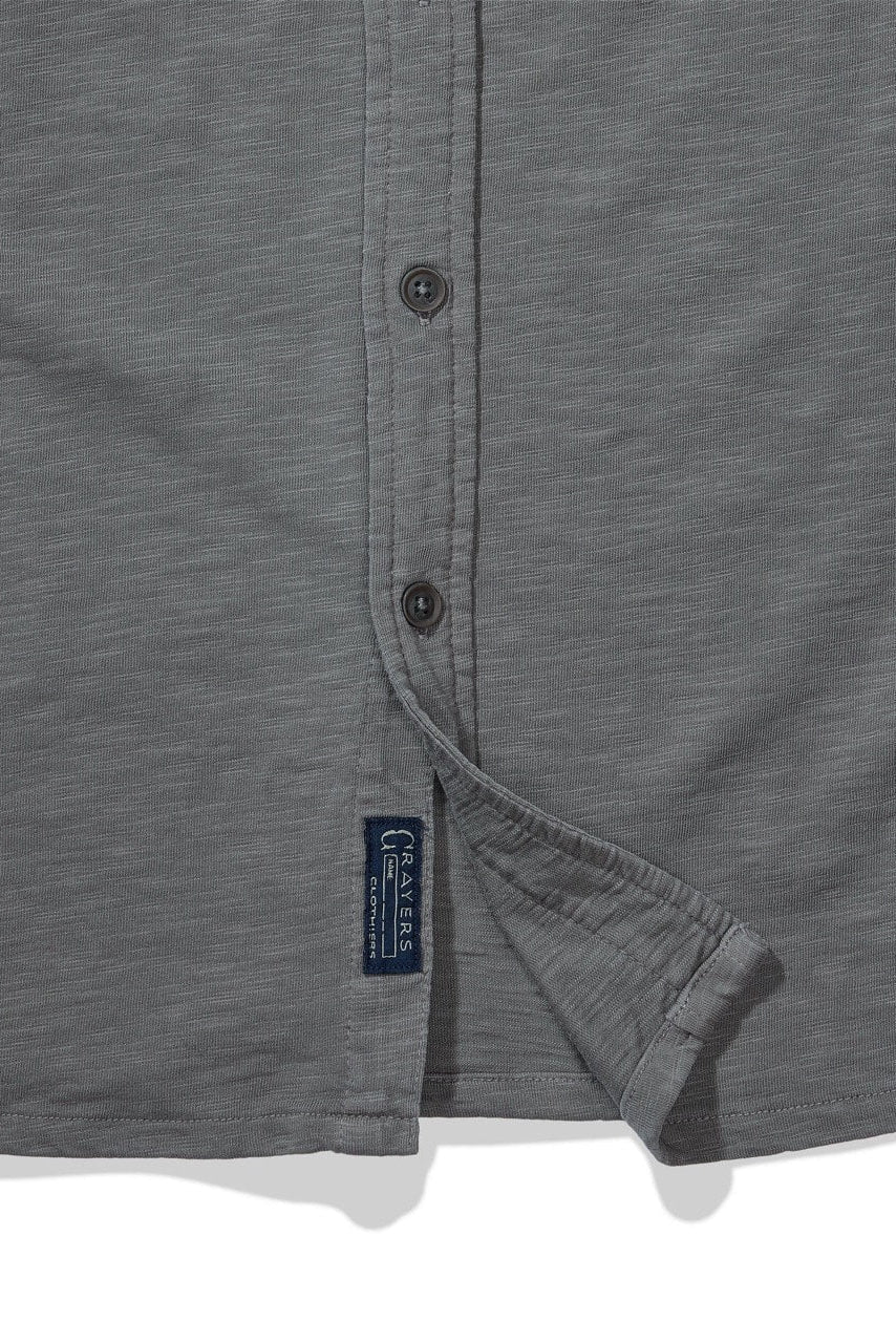 Flex  Everyday Knit Short Sleeve Shirt Castle Rock Details