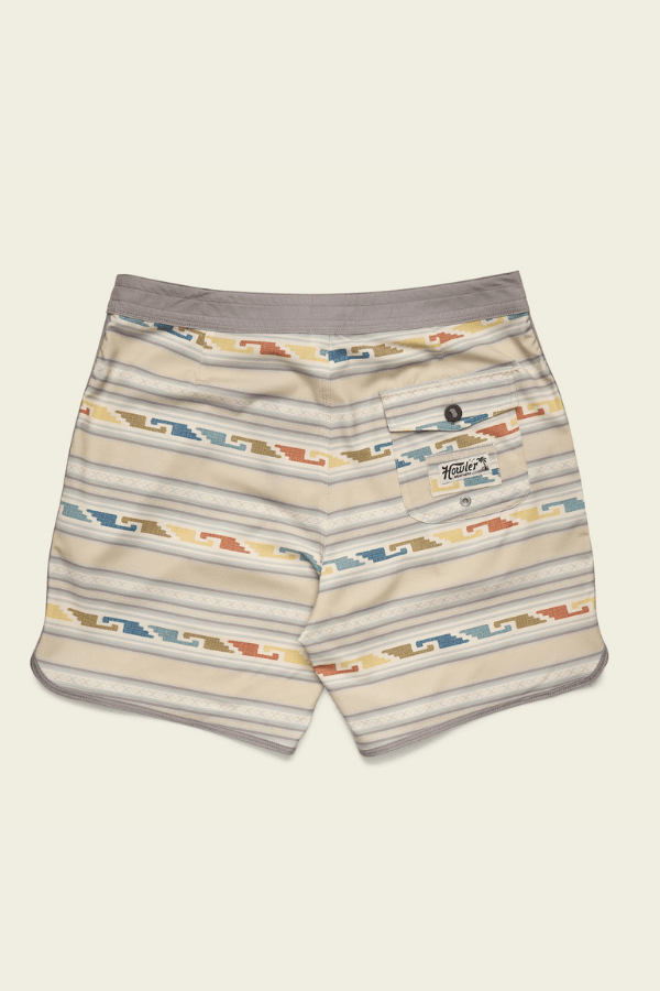 Howler Bros Bruja Boardshorts in temple tracks sand