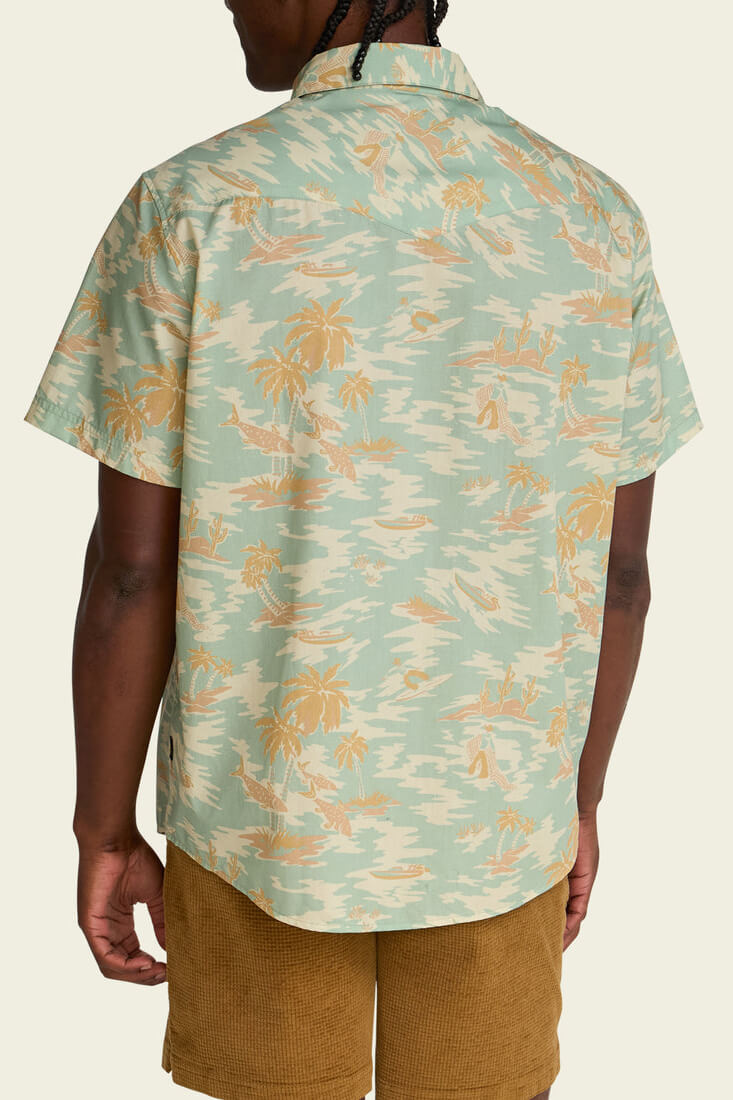 Howler Bros H Bar B Snapshirt in dreamland seafoam