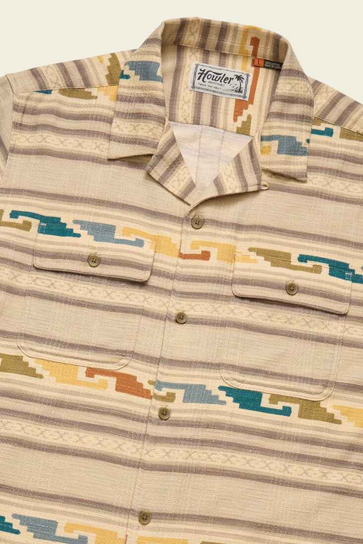 Howler Bros Shore Club Shirt in temple tracks