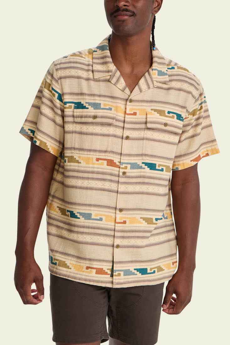 Howler Bros Shore Club Shirt in temple tracks