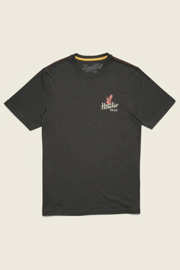 Howler Bros Electric Mangroves T Shirt in antique black