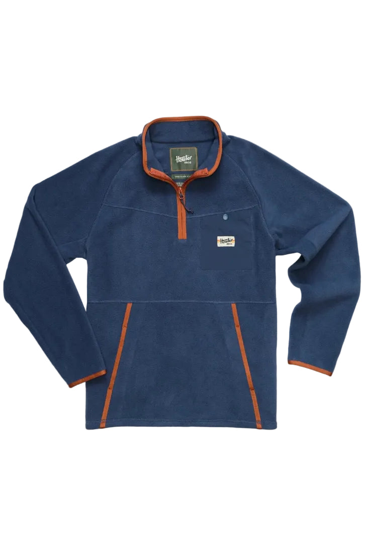 Howler Bros Free Range Fleece Pullover in Nightfall flat product