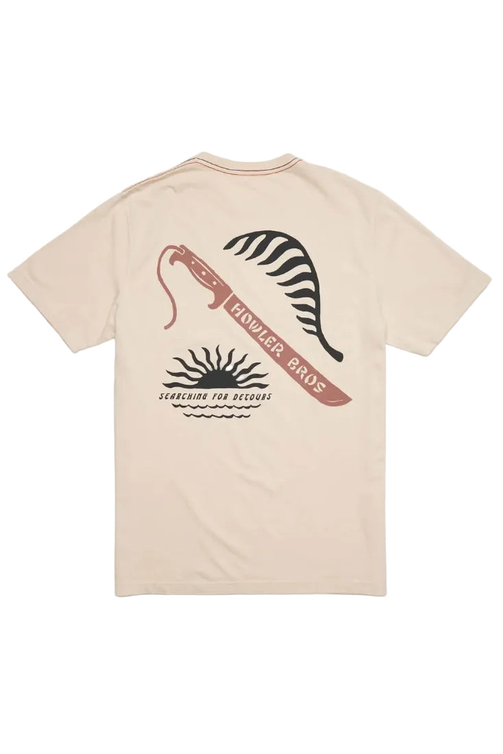Howler Bros HB Machete Cotton T-Shirt in Sand flat product