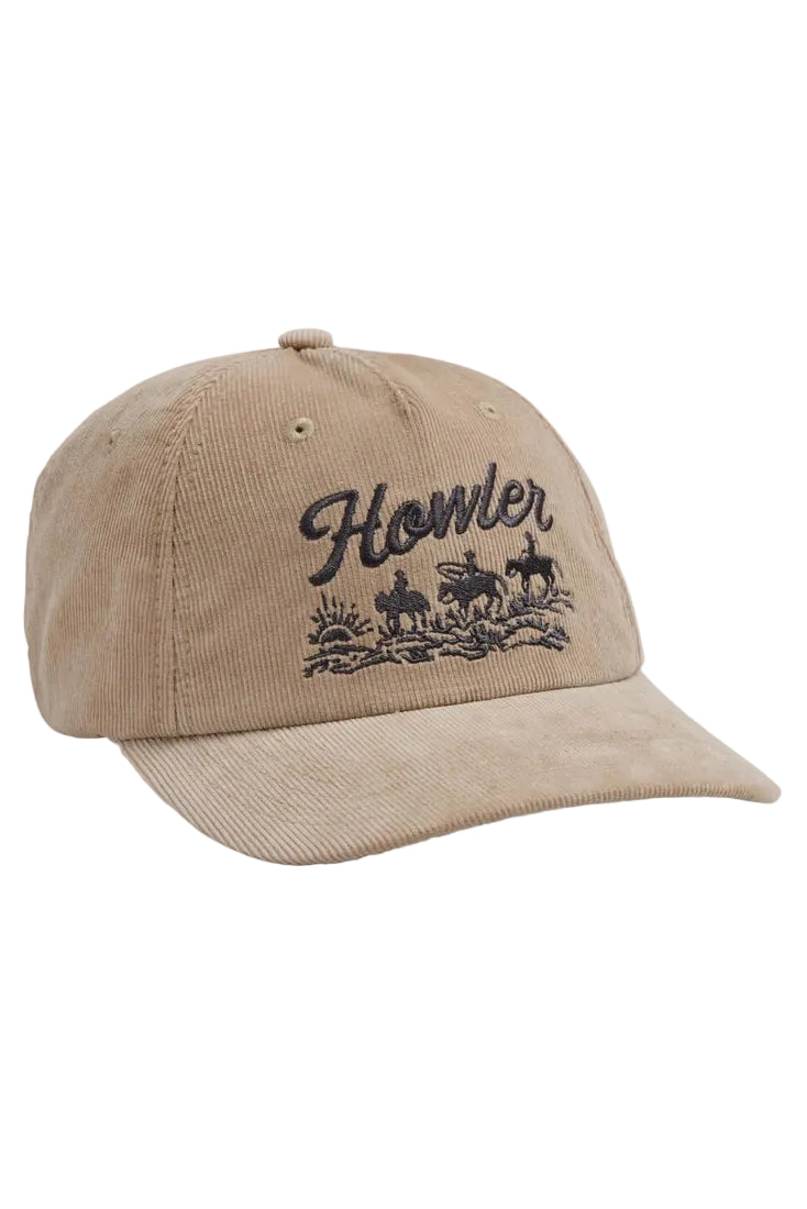 Howler Bros Howler Posse Standard Hat in Khaki Corduroy front