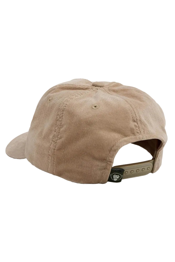 Howler Bros Howler Posse Standard Hat in Khaki Corduroy front back