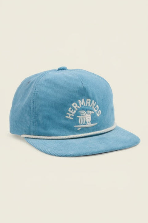 Howler Bros Surfbird Snapback in Blue Courduroy