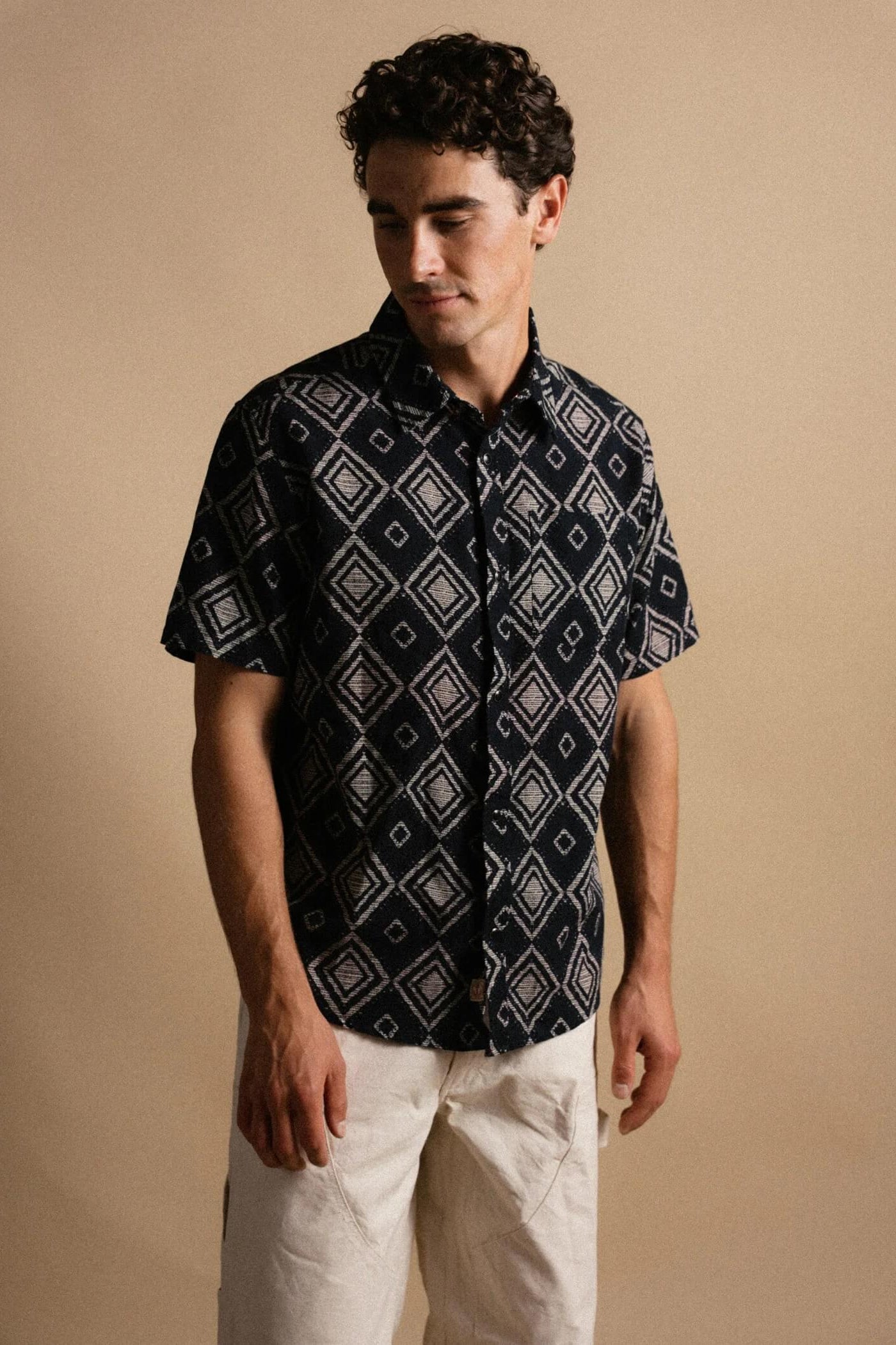 Iron & Resin Losage Shirt in Navy