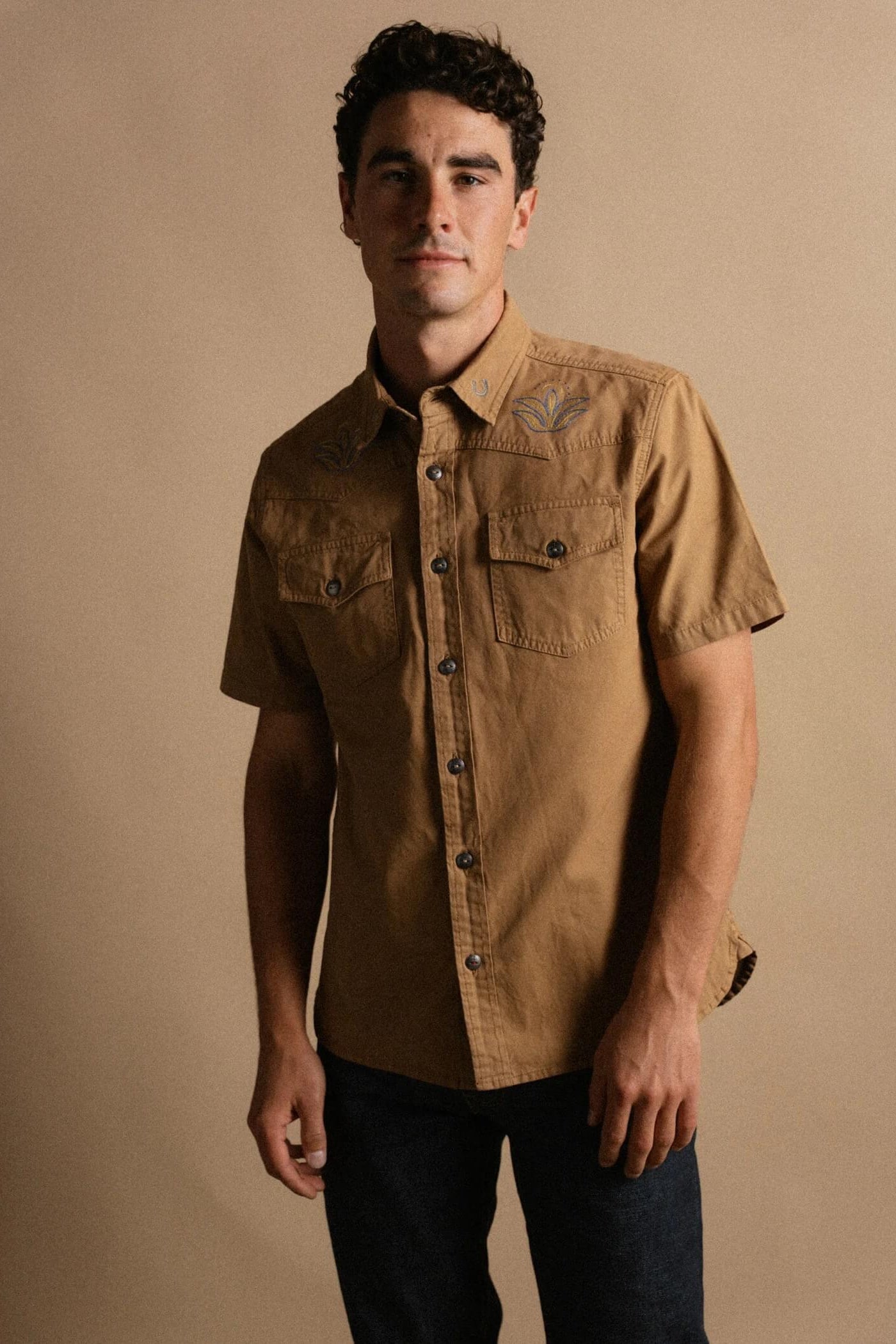 Iron & Resin Sapa Shirt in Beige