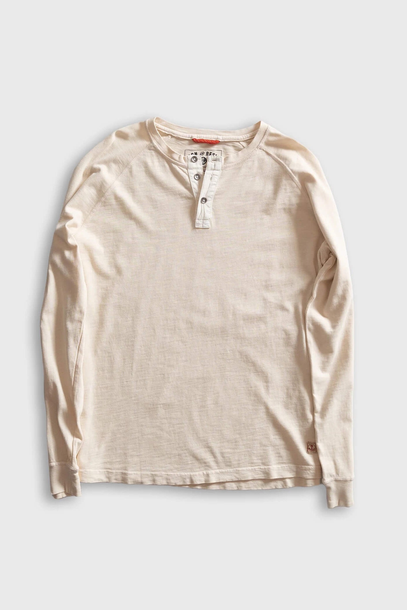 Iron & Resin Topock Henley in Natural flat product