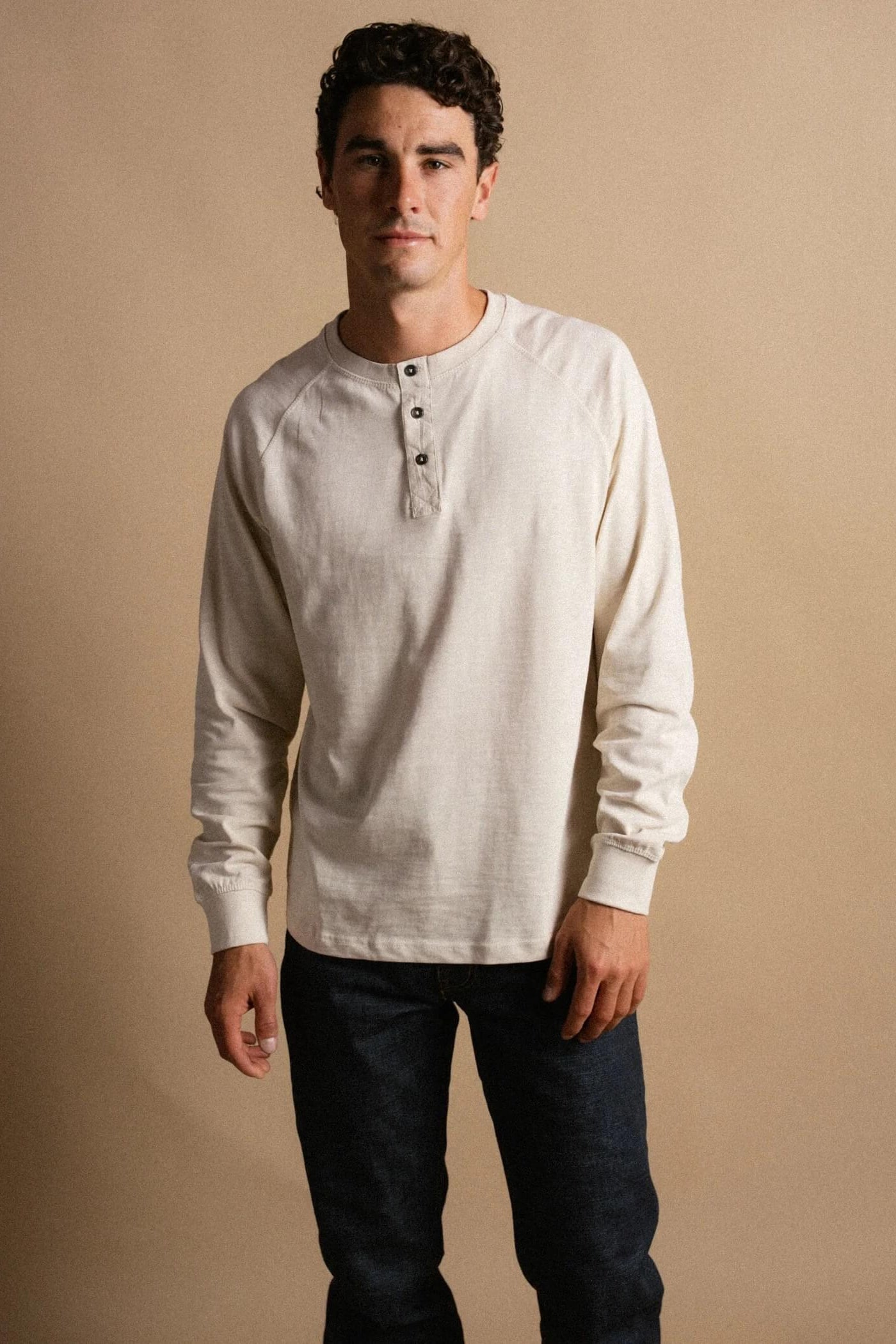 Iron & Resin Topock Henley in Natural