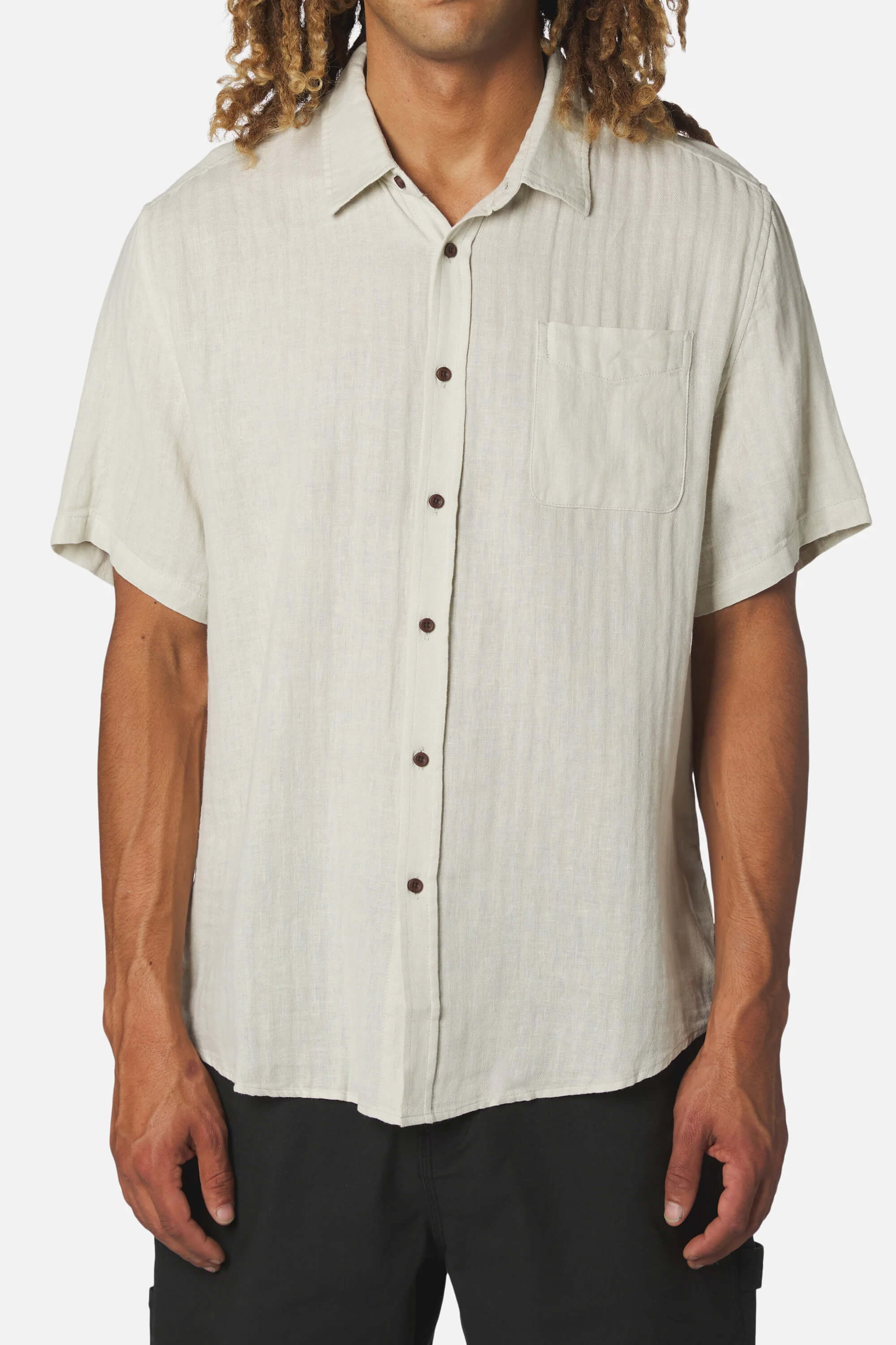 Katin Alan Solid Shirt in mineral gray