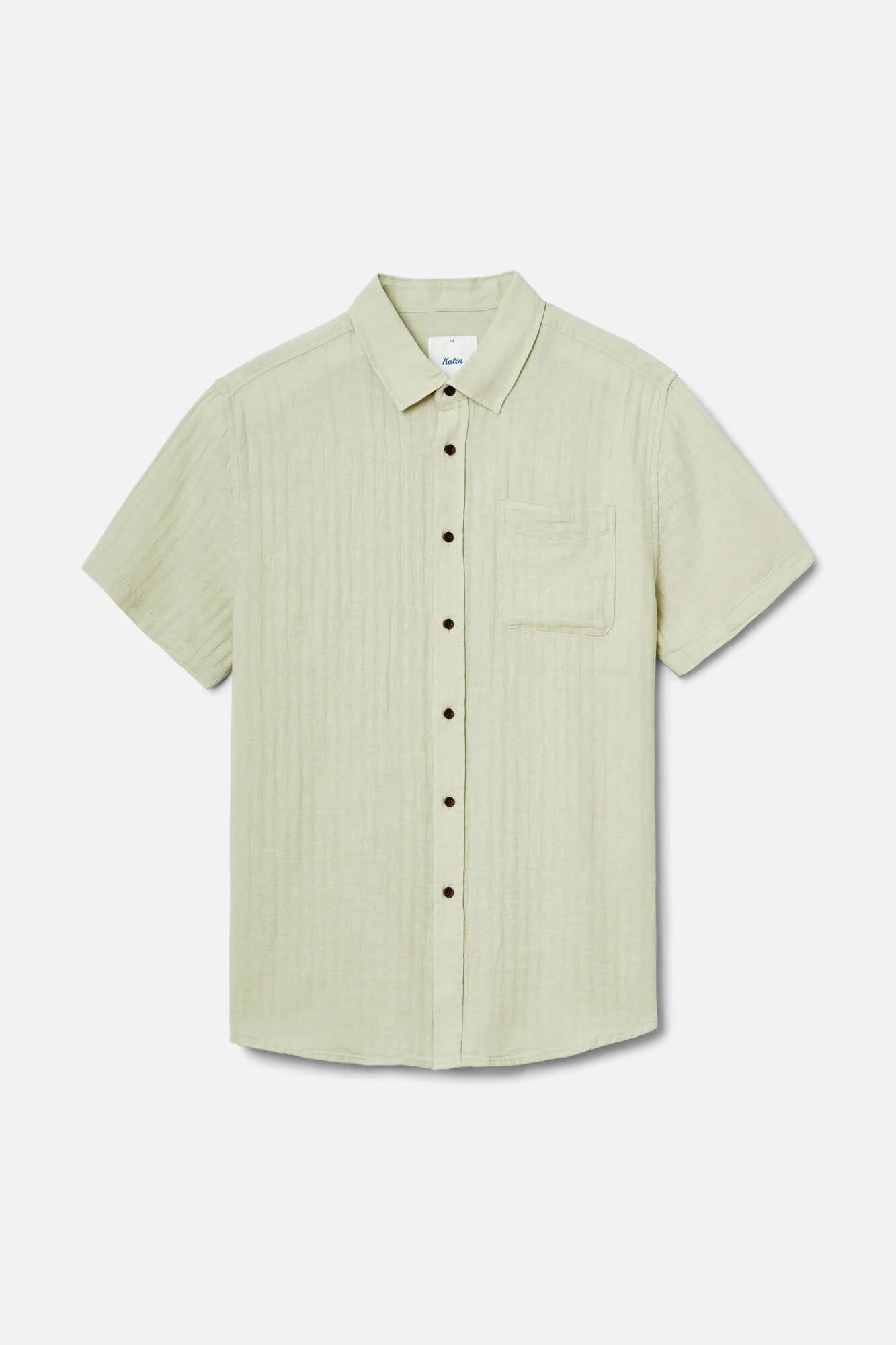 Katin Alan Solid Shirt in mineral gray