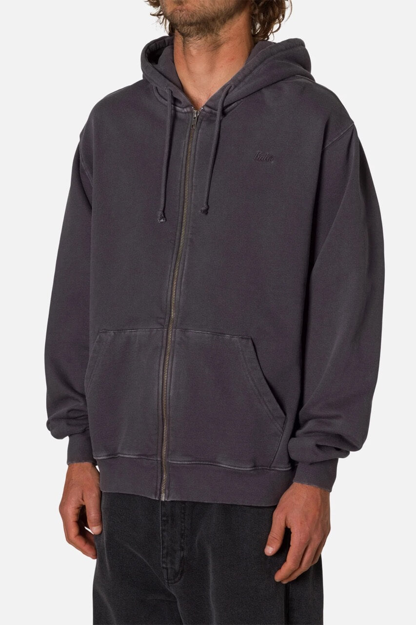 Katin Embroidery Full Zip Hood Fleece Sea Storm