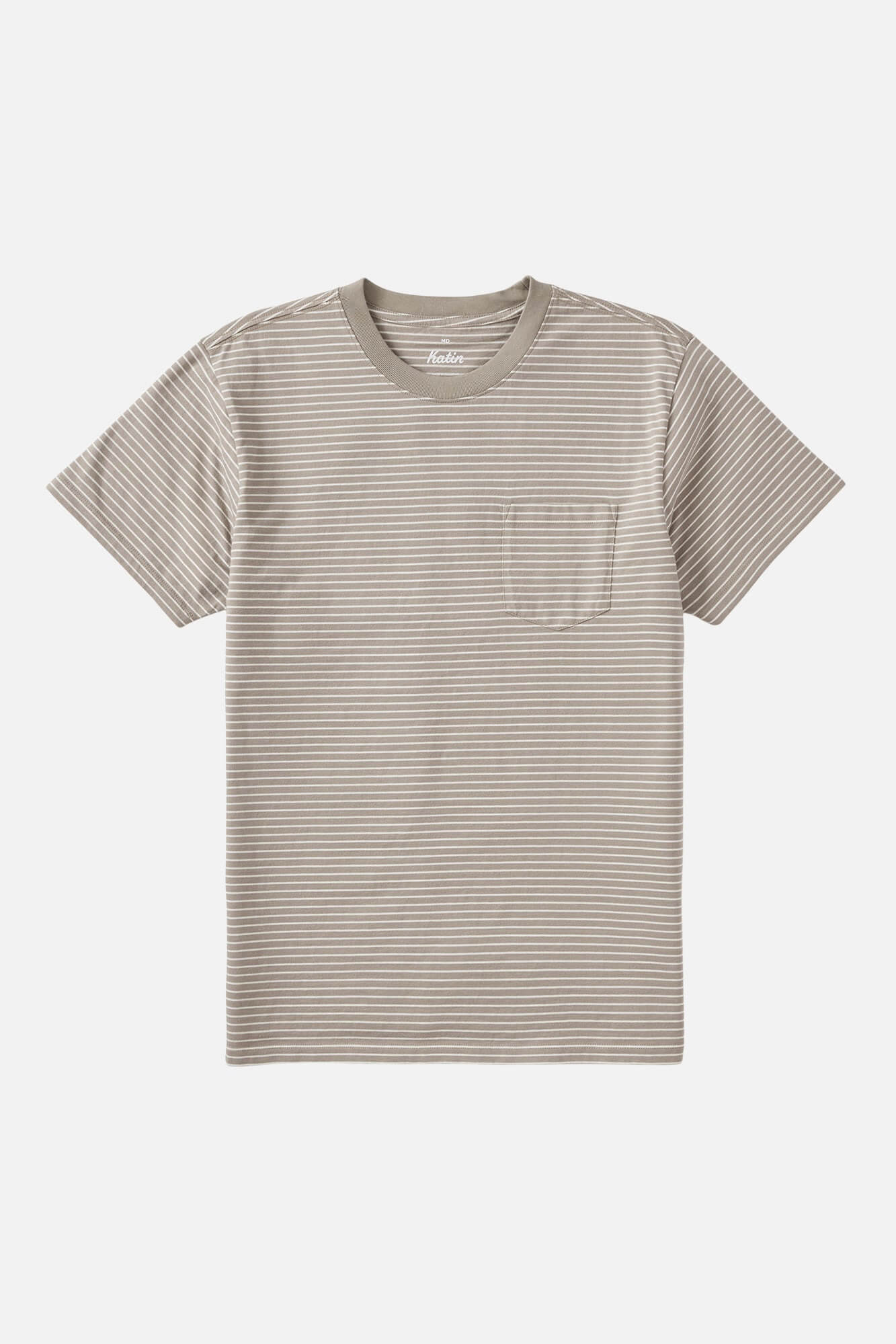 Katin Finley pocket tee in vintage khaki flat product