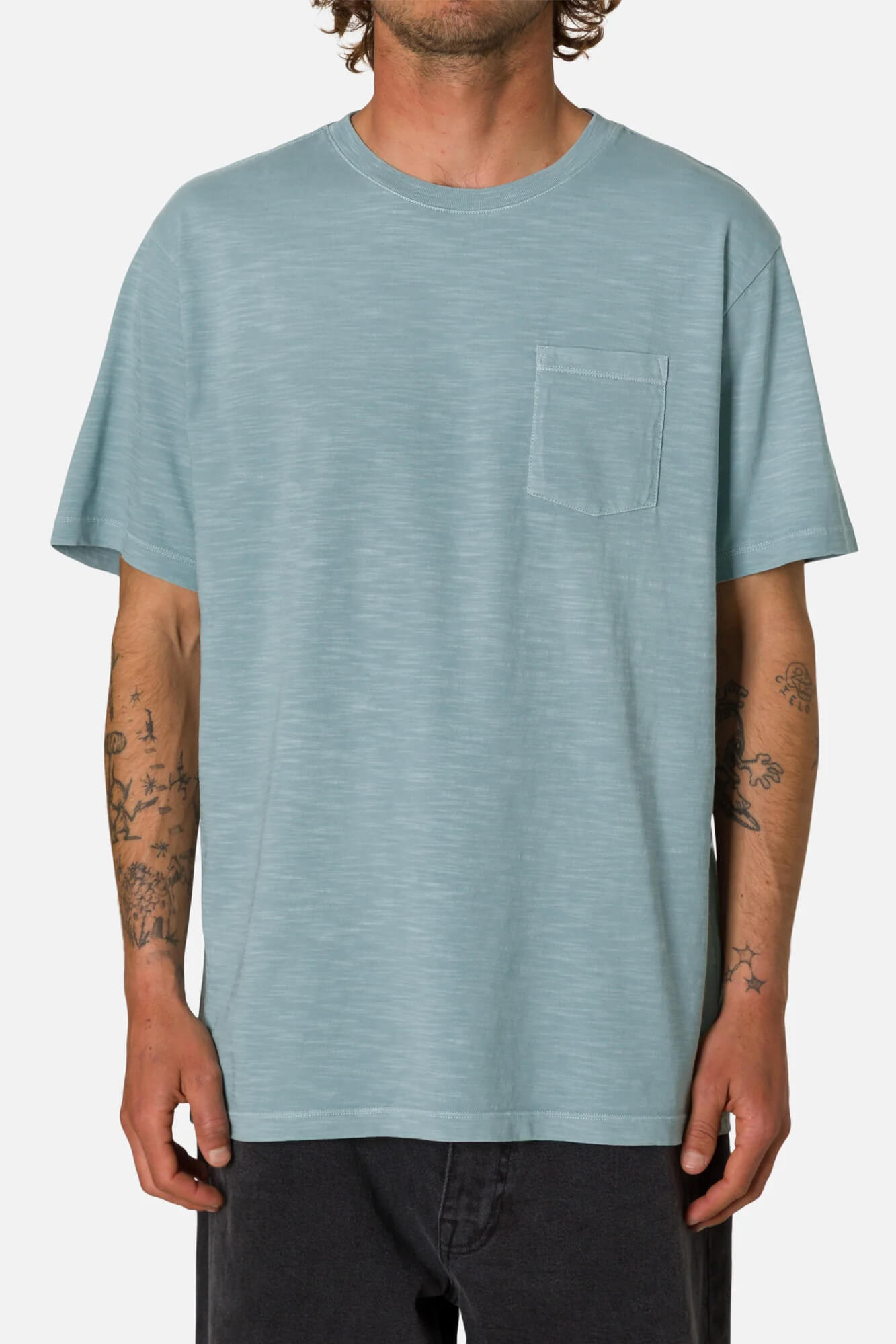 Katin Slub Base Tee in air force blue