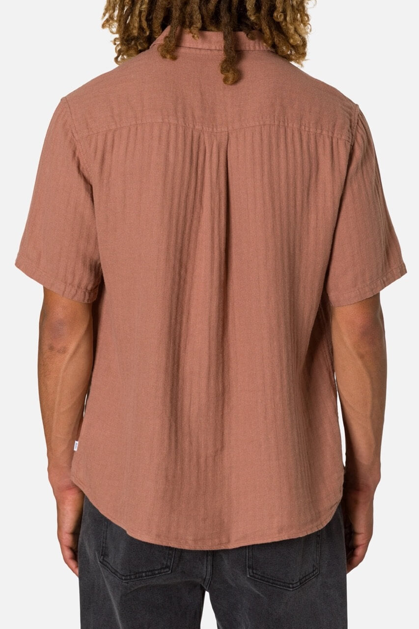 Katin Alan Solid Shirt in dark clay