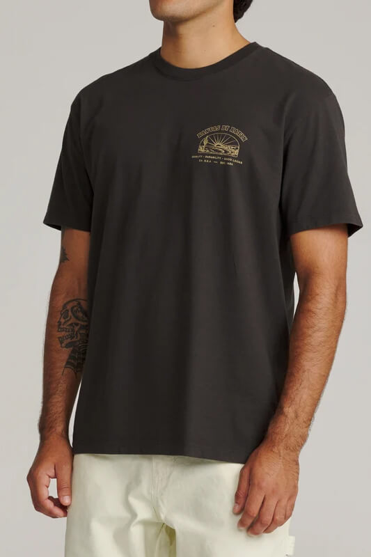 Katin Clint Tee featuring vintage Western-inspired graphic artwork, a classic crew neckline, short sleeves, and a standard-fit silhouette.