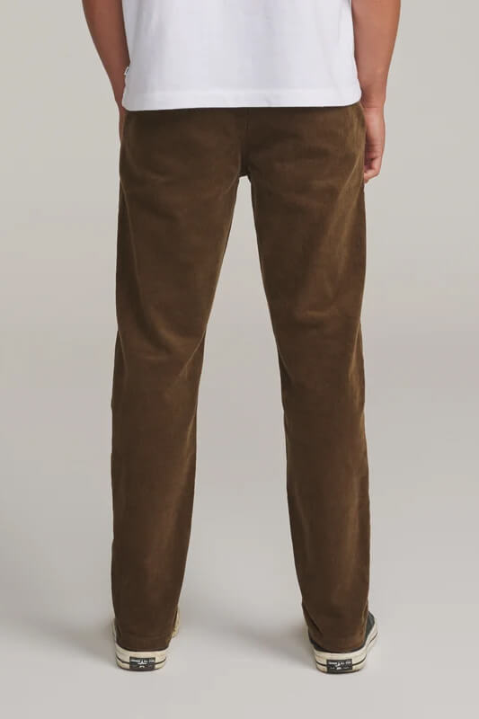 Katin Corey Corduroy Pant men's slim straight stretch corduroy pants with fixed waistband and classic five-pocket-inspired styling