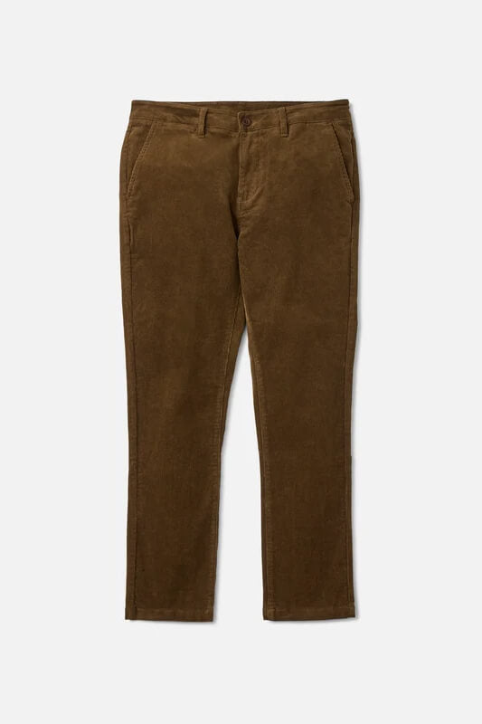 Katin Corey Corduroy Pant men's slim straight stretch corduroy pants with fixed waistband and classic five-pocket-inspired styling