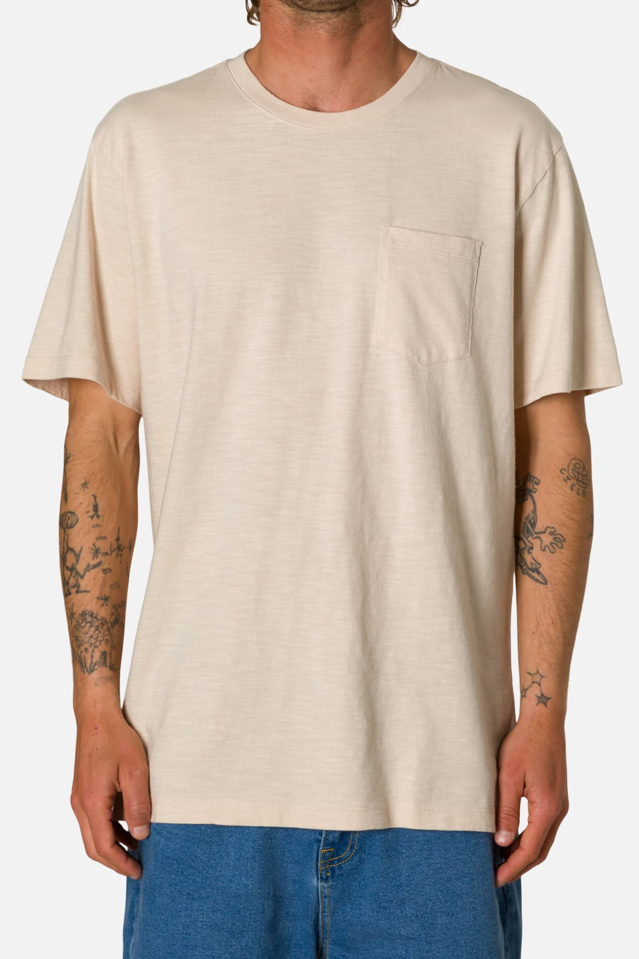 Katin Slub Base Tee Almond Peach