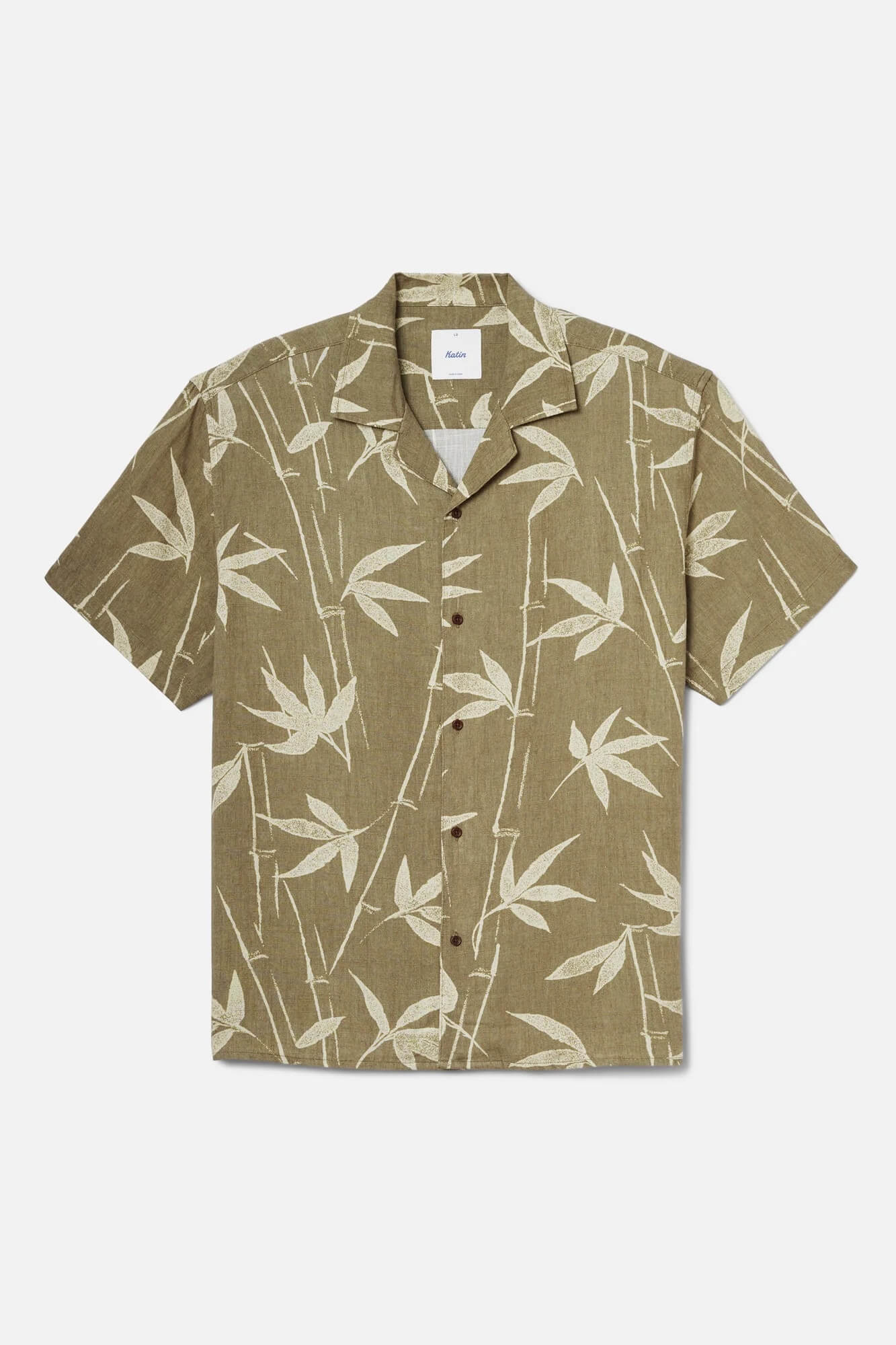 Katin Bamboo Shirt Moss flat product