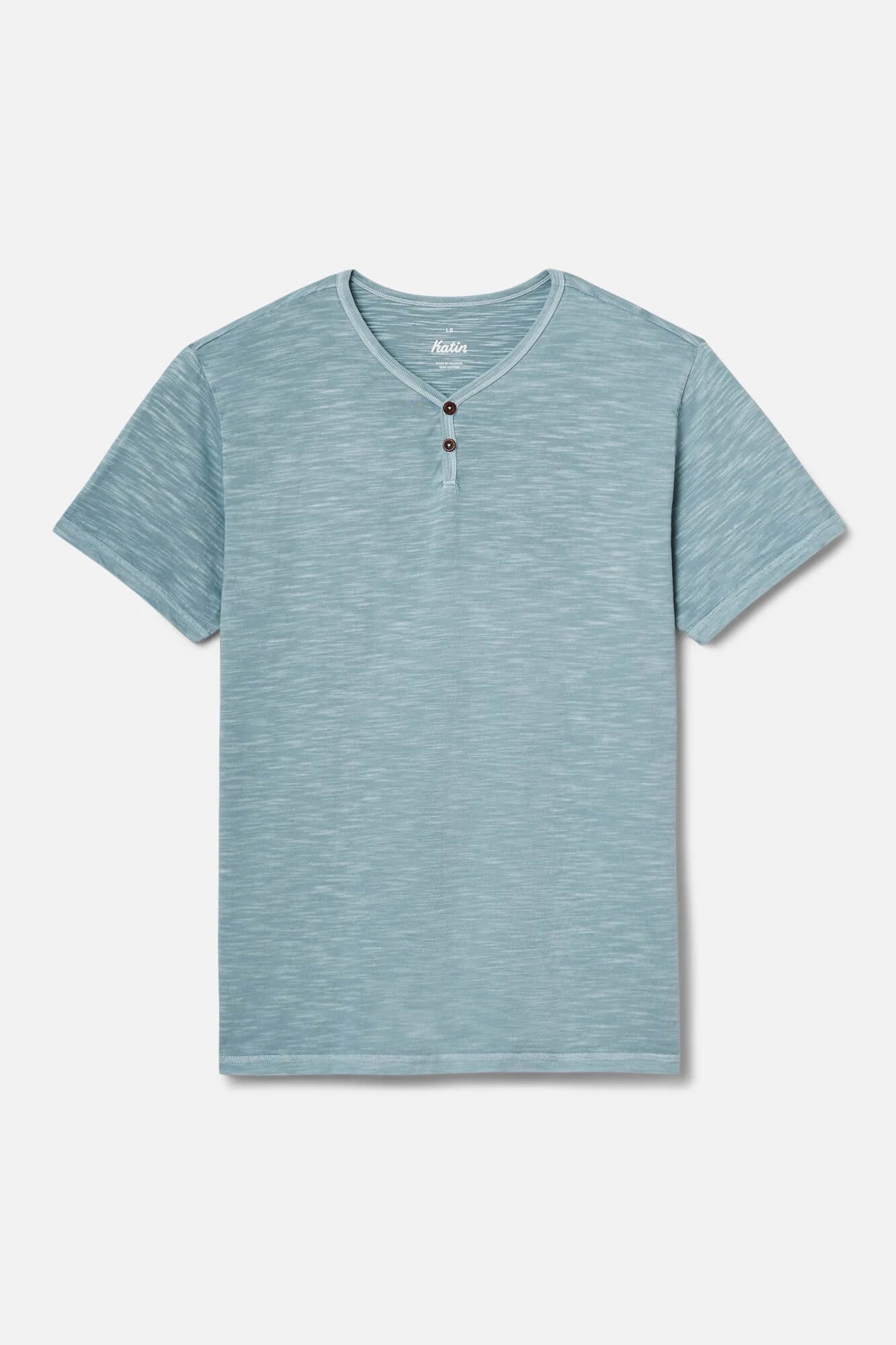 Katin Folk Henley Tee in Airforce Blue