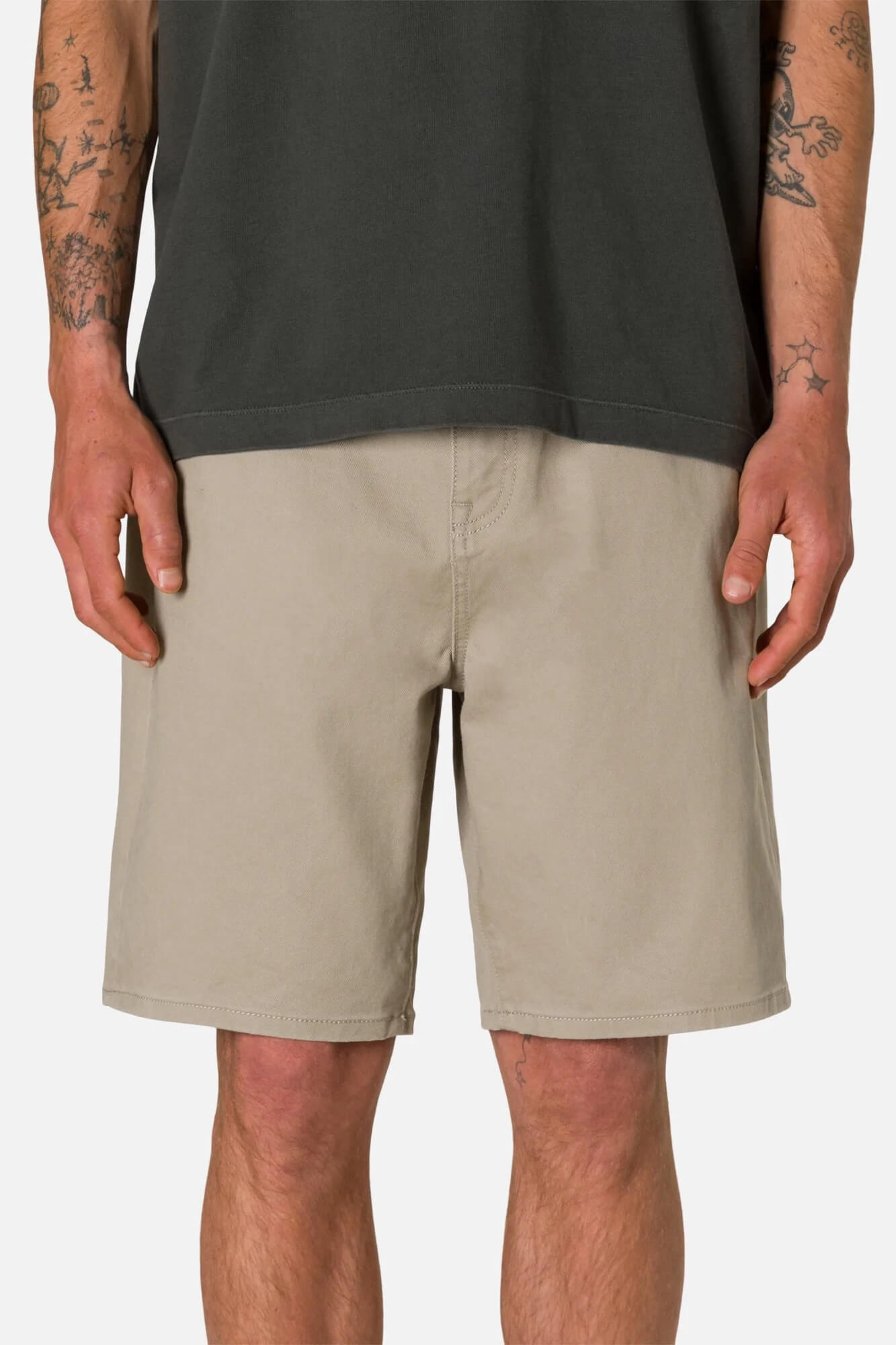 Katin George 64 Bull Denim Short in Vintage Khaki