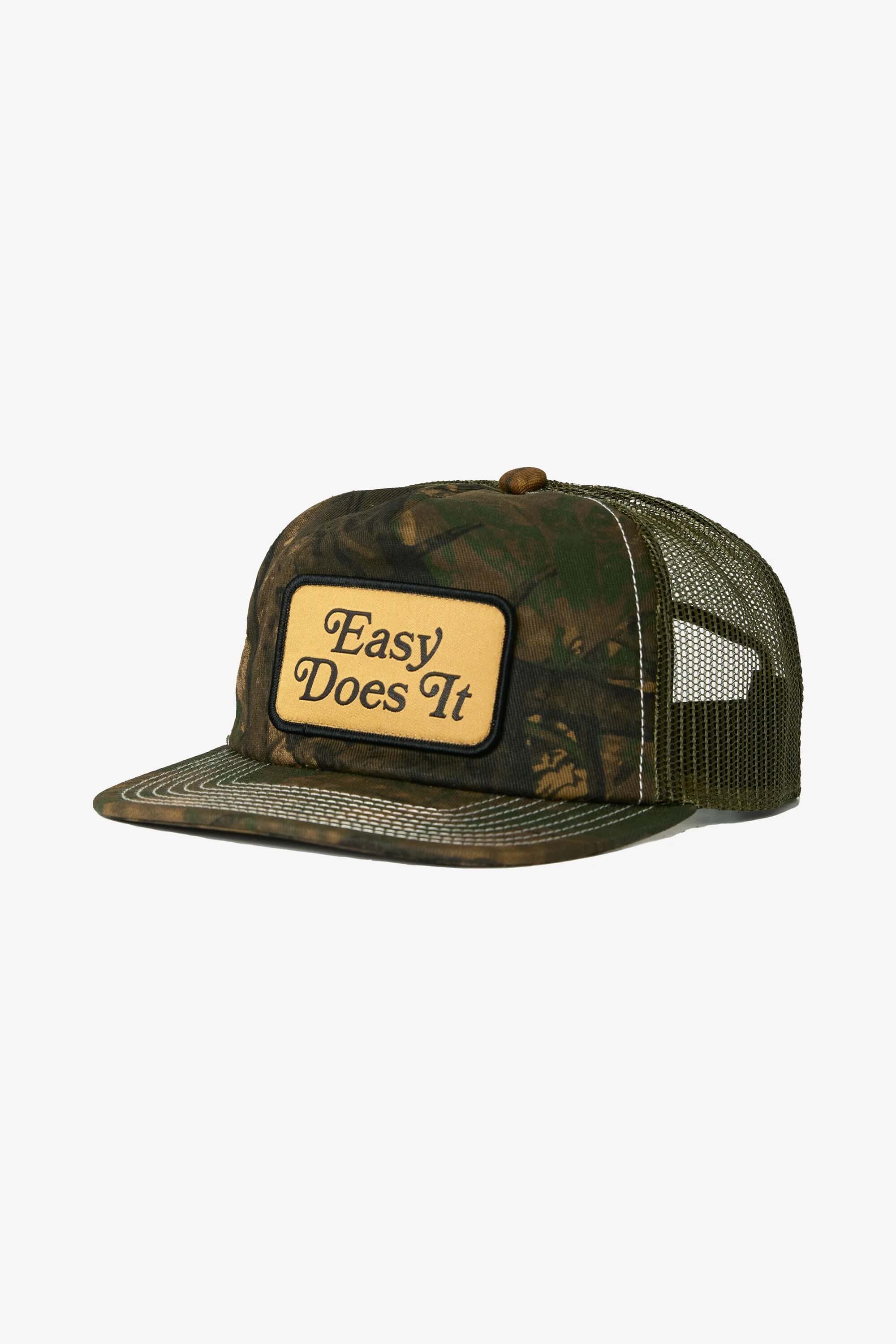 Katin Good Times Trucker Hat in Camo on a white background