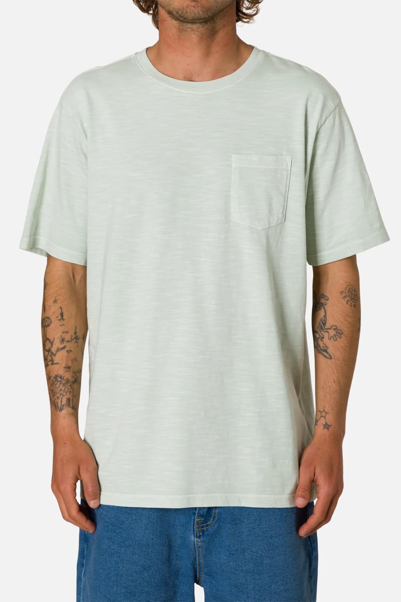 Katin Slub Base Tee in Sea Foam