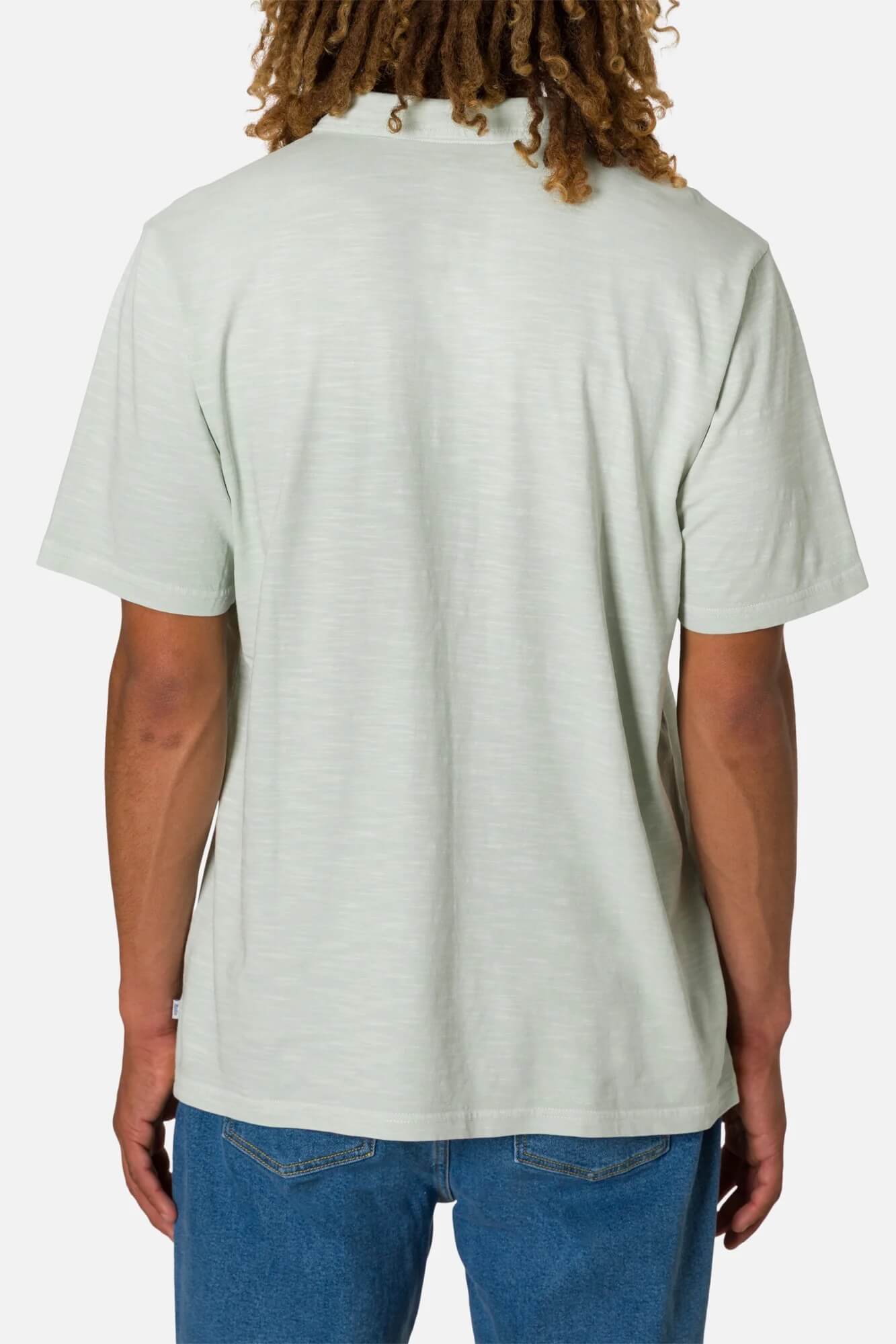 Katin Slub Polo in Seafoam back fit