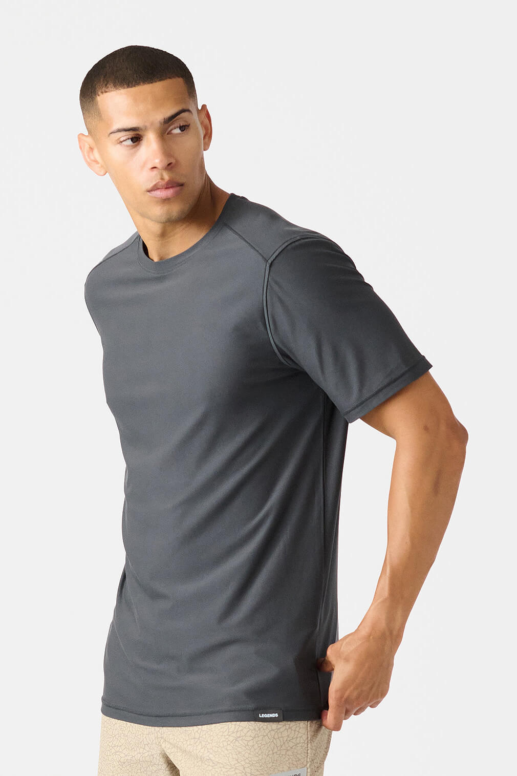 Legends Aire Tee men's lightweight performance T-shirt with athletic fit and short sleeves